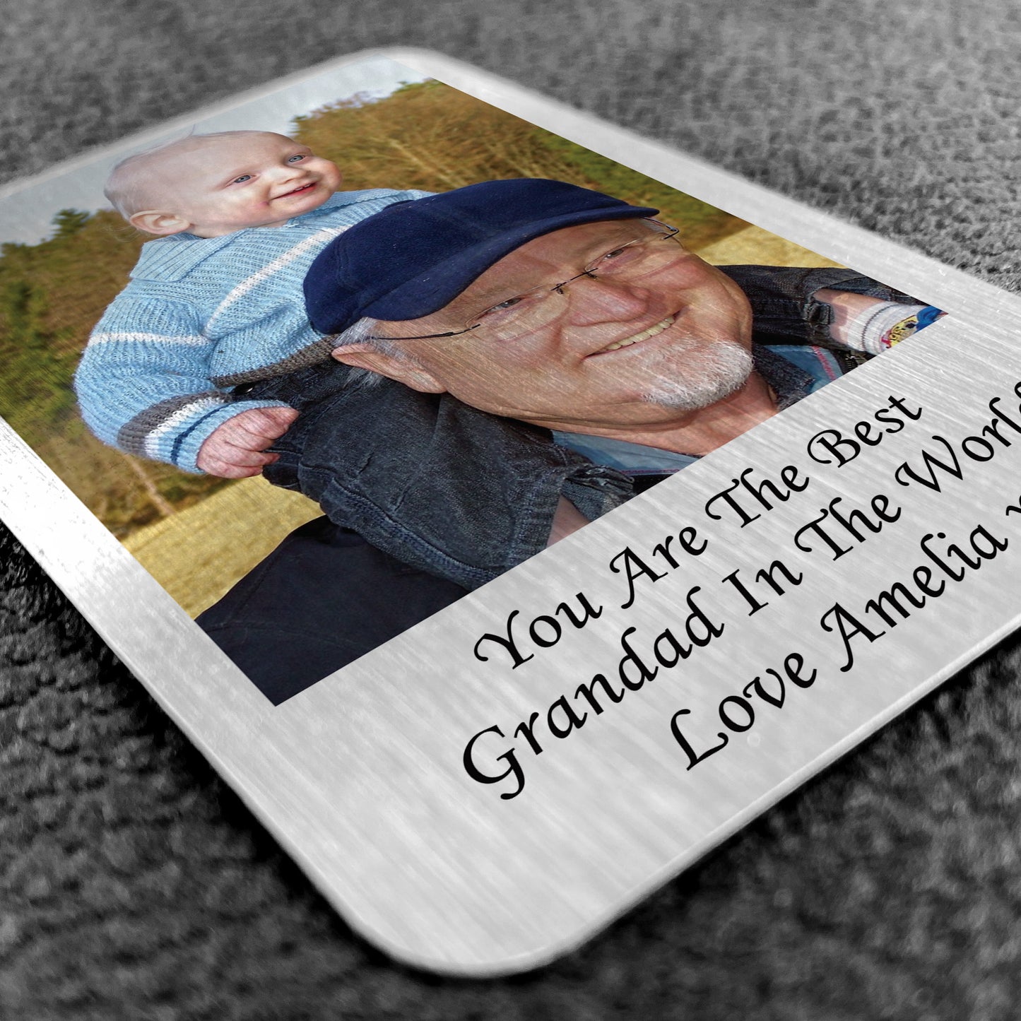 Best Grandad Personalised Metal Wallet Card For Grandad Gifts