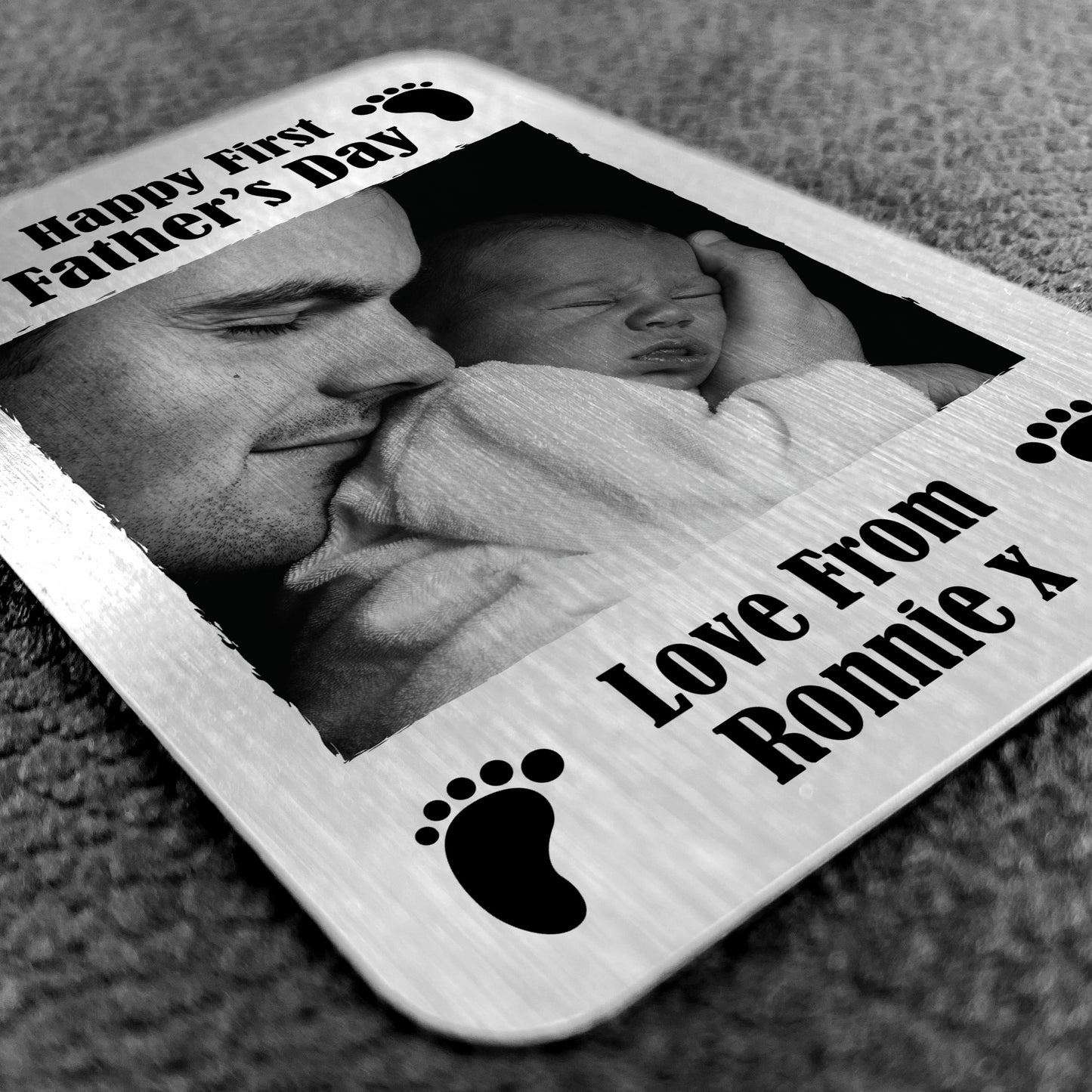 Personalised 1st Fathers Day Gift For Dad Photo Wallet Card