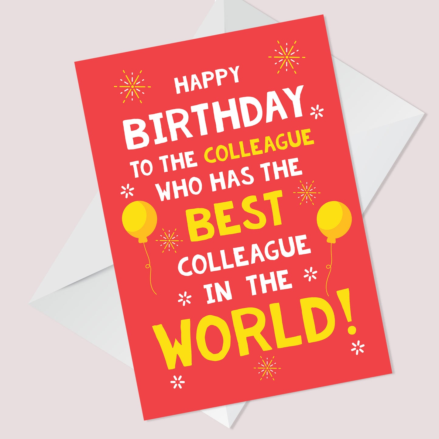 Birthday Card For Work Colleague Funny Birthday Card For Him Her