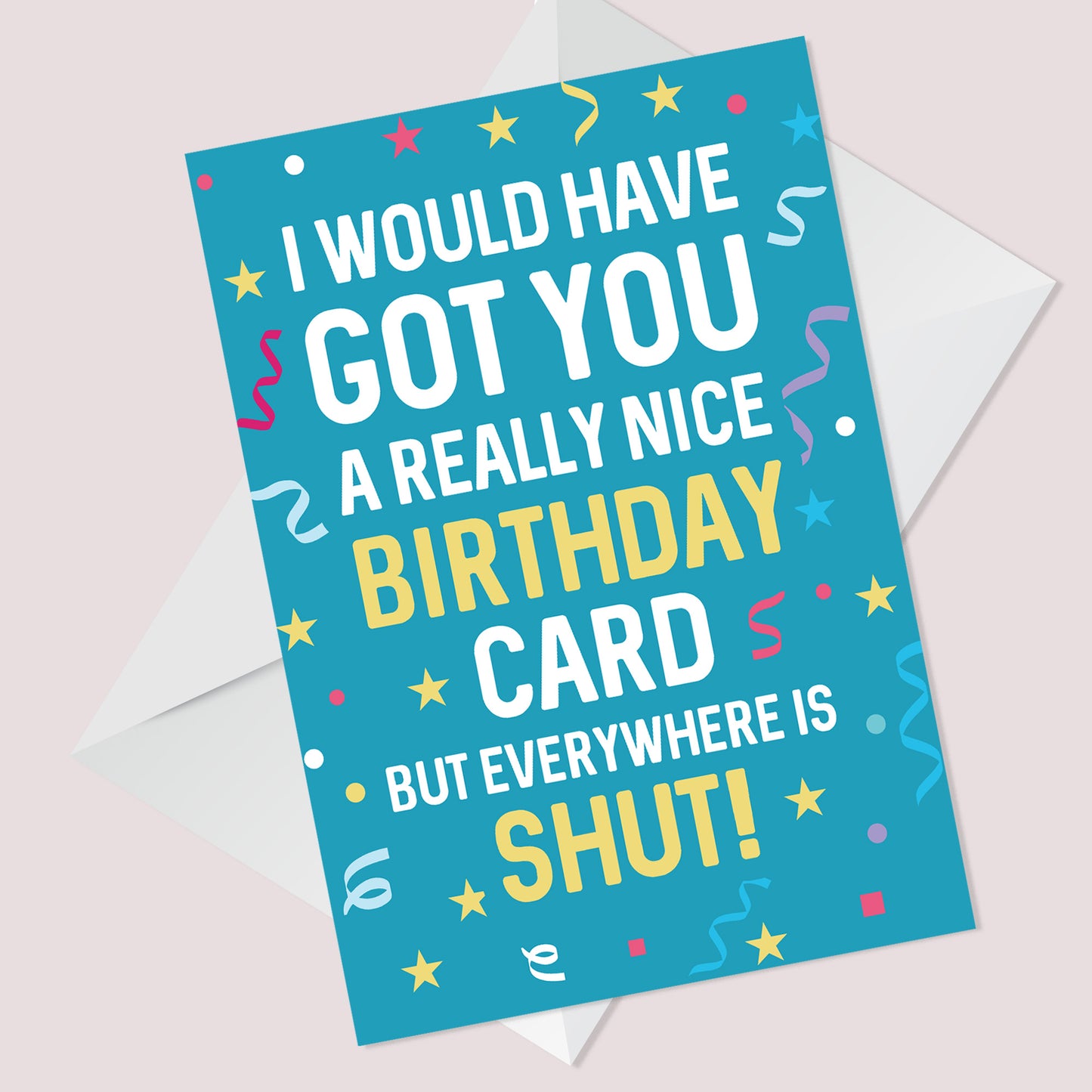 Funny Birthday Card For Men Women Joke Lockdown Design Card