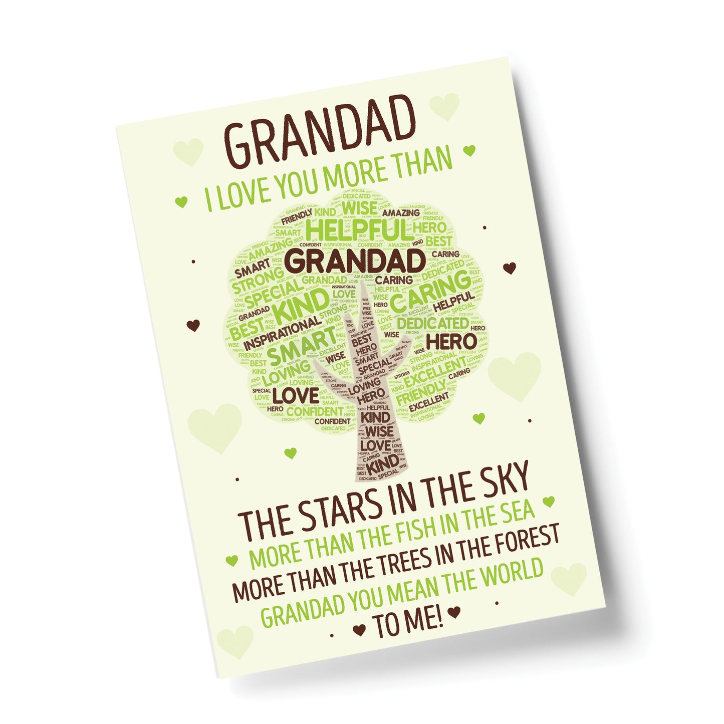 Grandad Print Grandad Birthday Christmas Gift From Grandchild