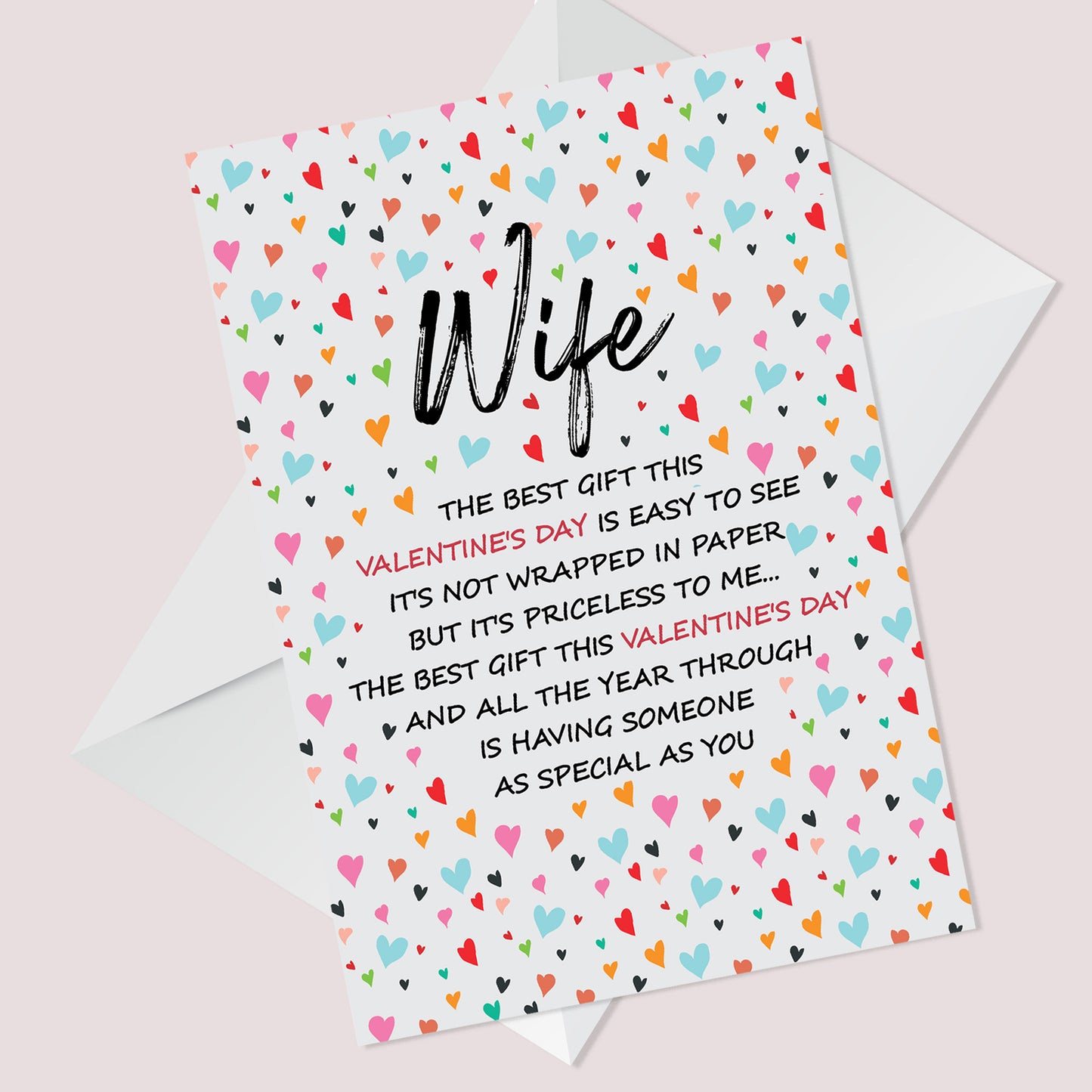 Special Wife Valentine's Day Card, Card For Valentines Day