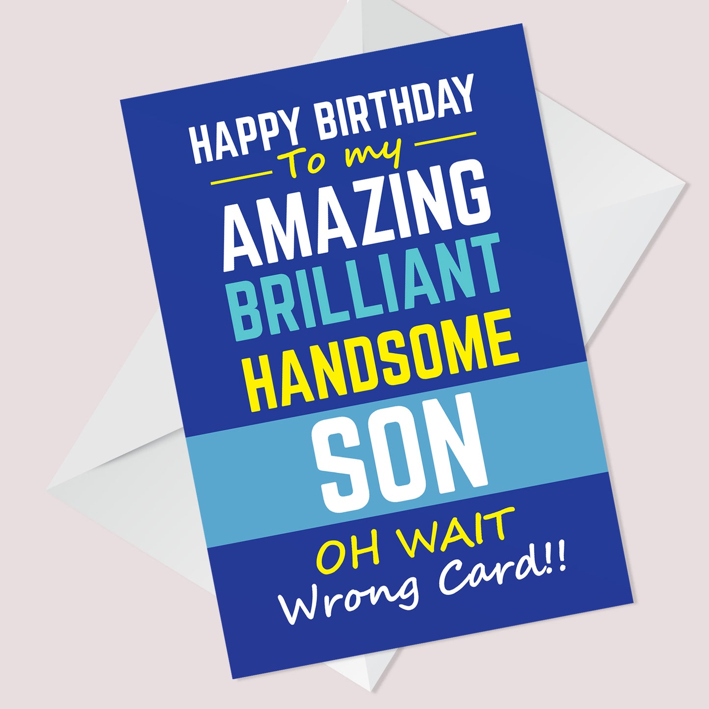 Funny Hilarious Birthday Card For Son From Mum And Dad Novelty