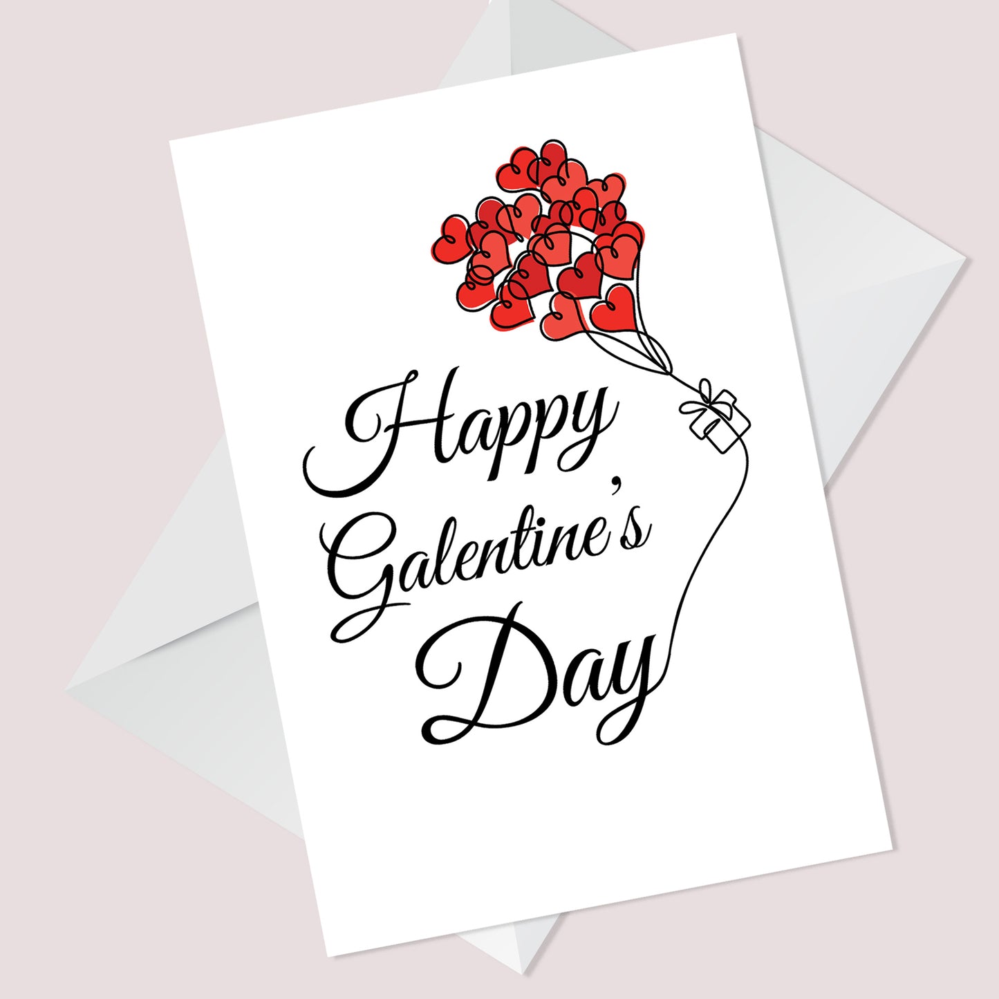 Galentines Day Card Cute Card For Best Friend For Valentines Day