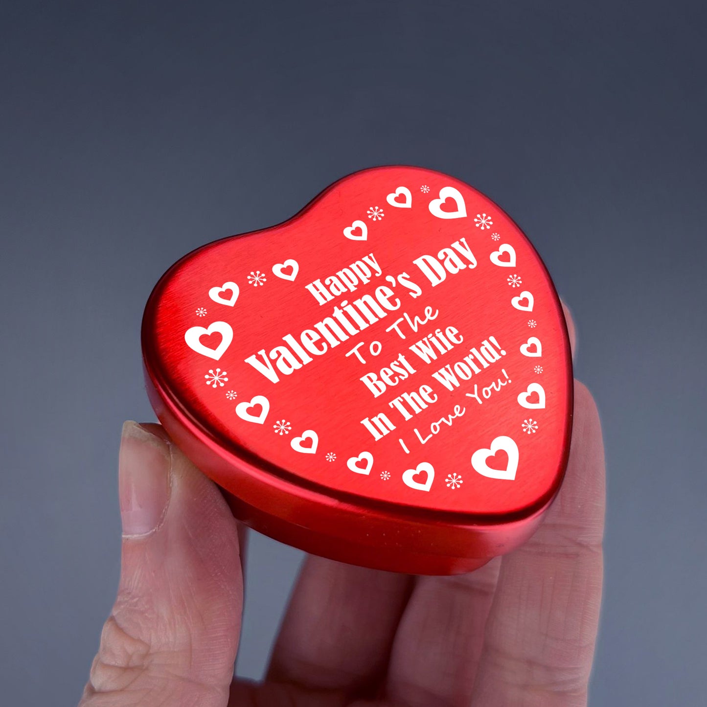 Novelty Valentines Gift For Wife Metal Tin Gift For Wife