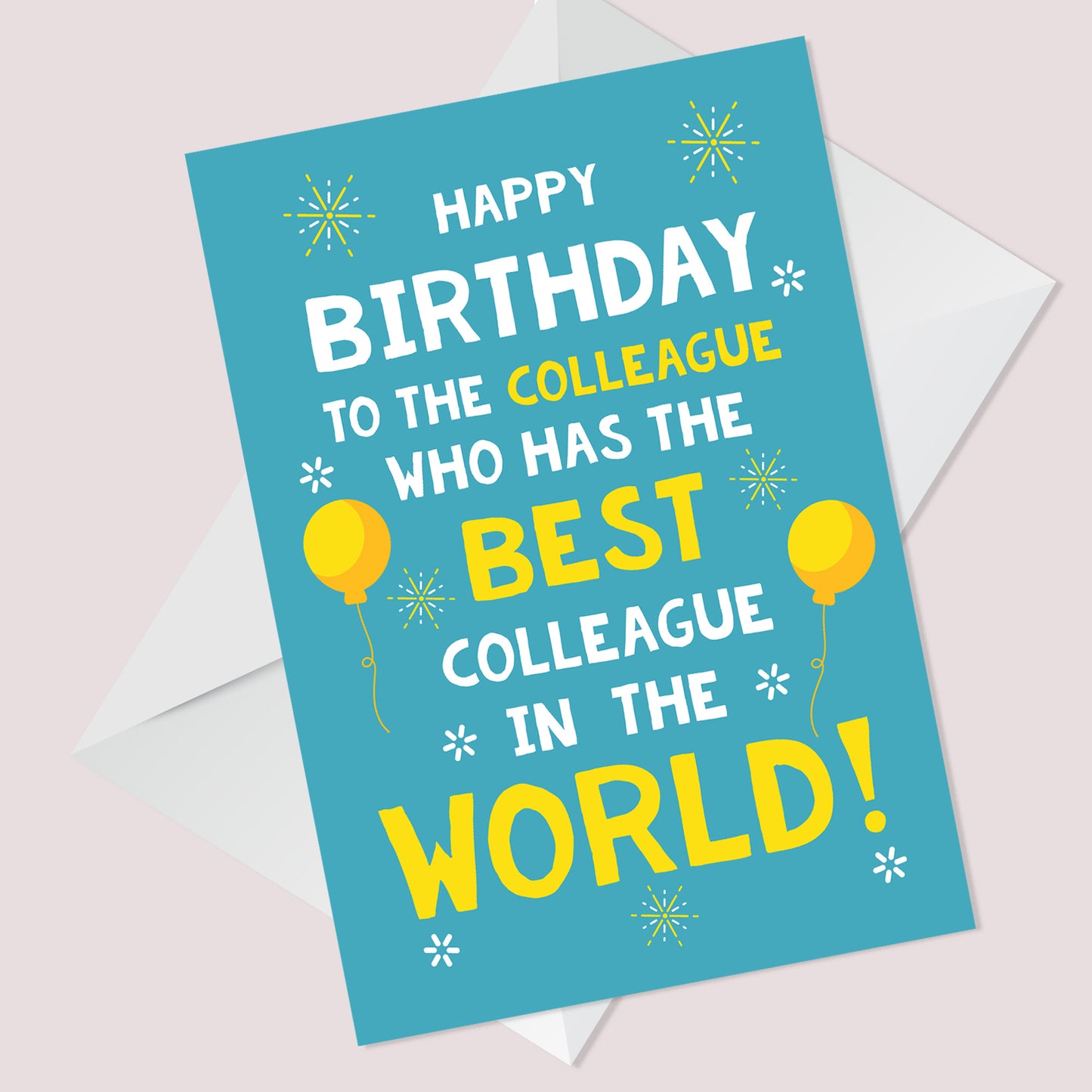 Birthday Card For Colleague Work Colleague Coworker Funny