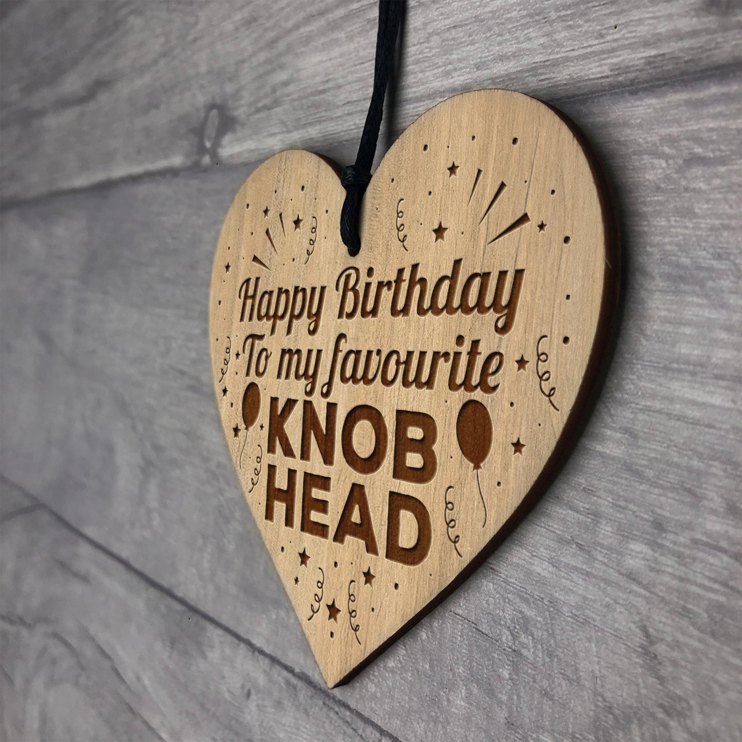 Funny Joke Birthday Gift For Him Engraved Heart Husband Gift
