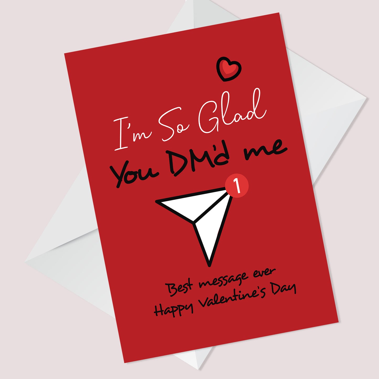 Valentines Day Gift For Him Her So Glad You Dmed Me FUNNY Joke