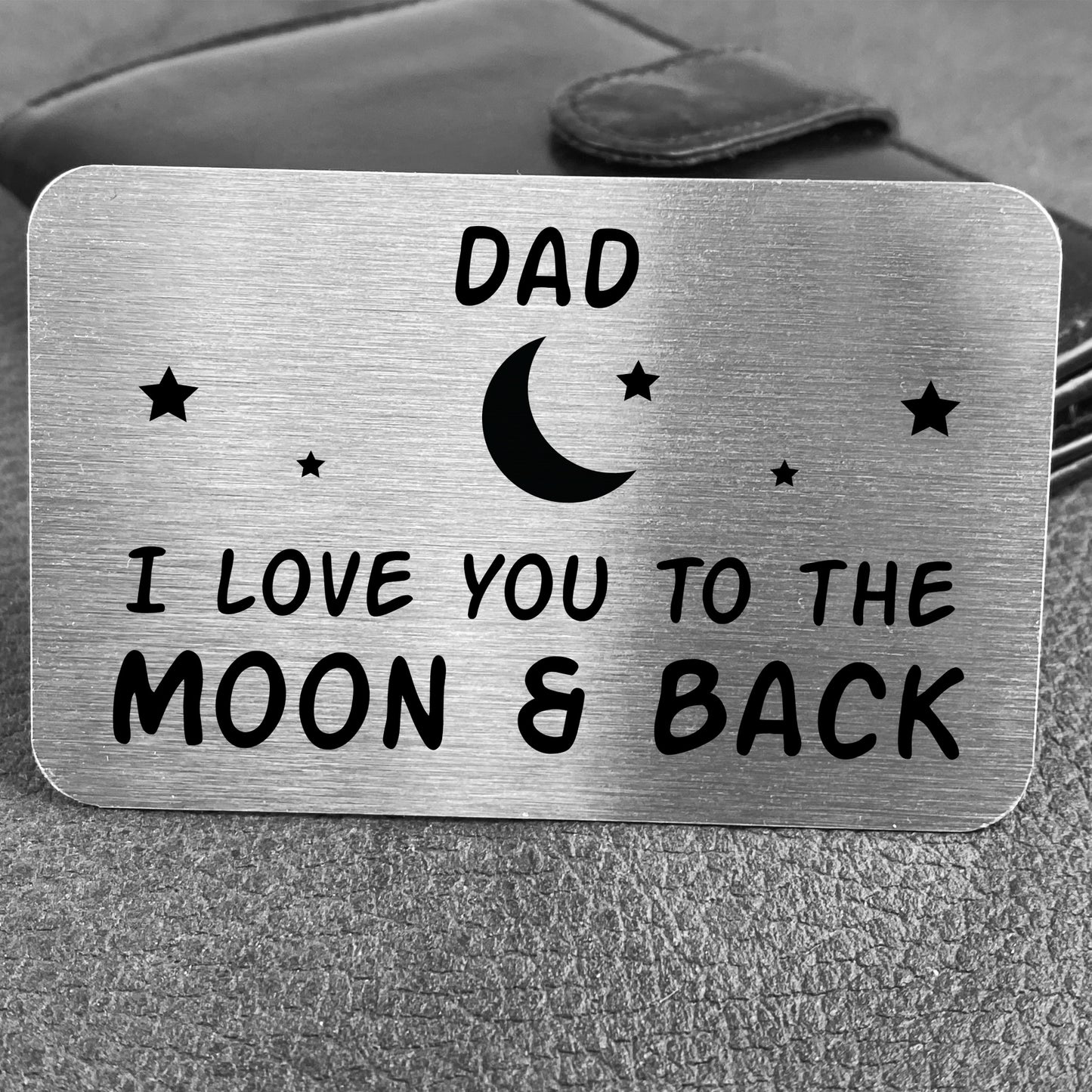 Gift For Dad Birthday Christmas Wallet Card Insert DAD Keepsake