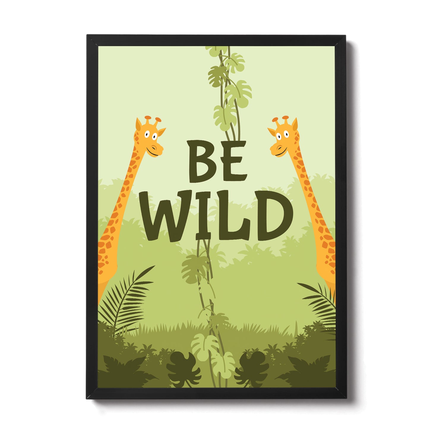 Nursery Animal Print Framed Nursery Decor Boys Bedroom Wall Art