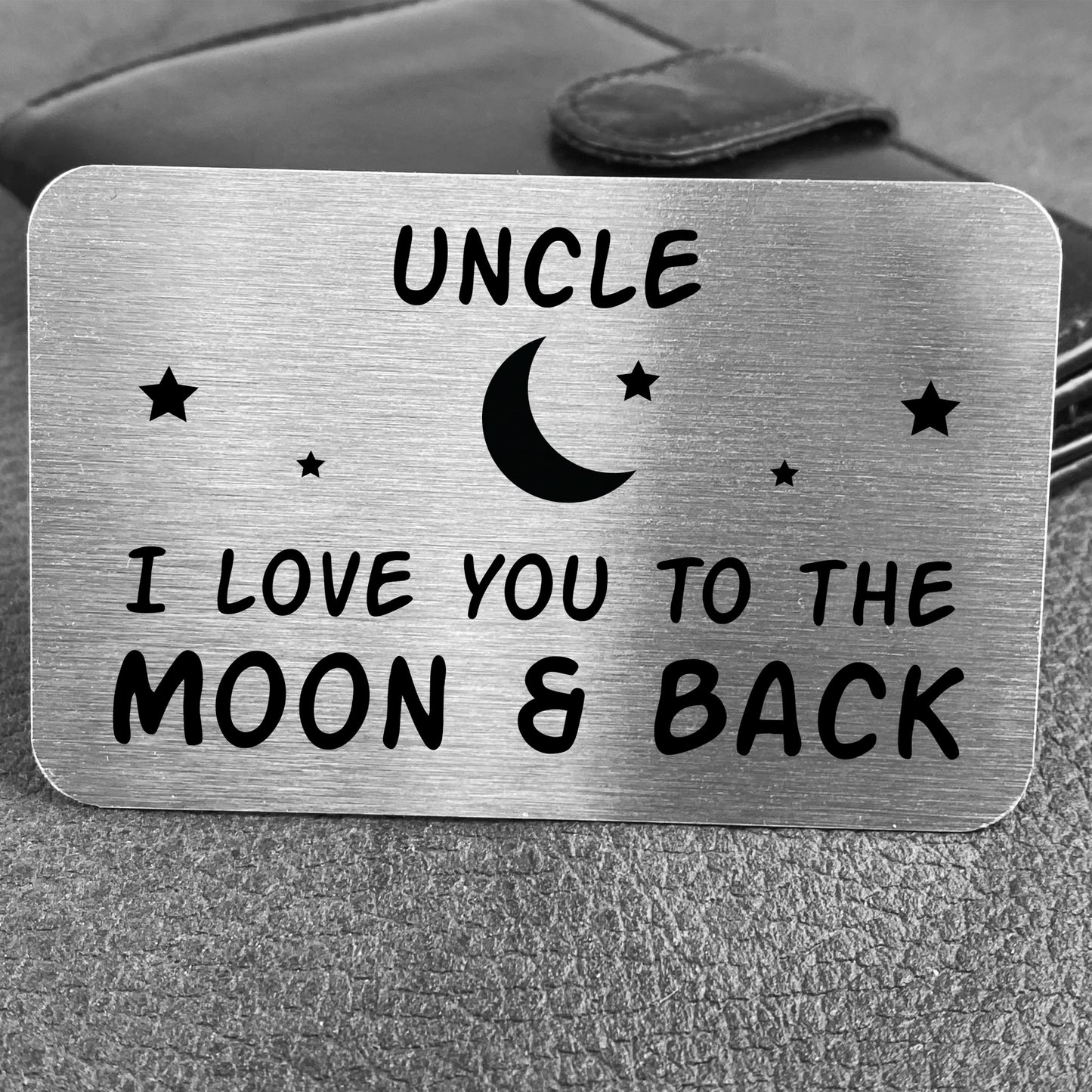Novelty Gift For Uncle Birthday Christmas Wallet Card Insert