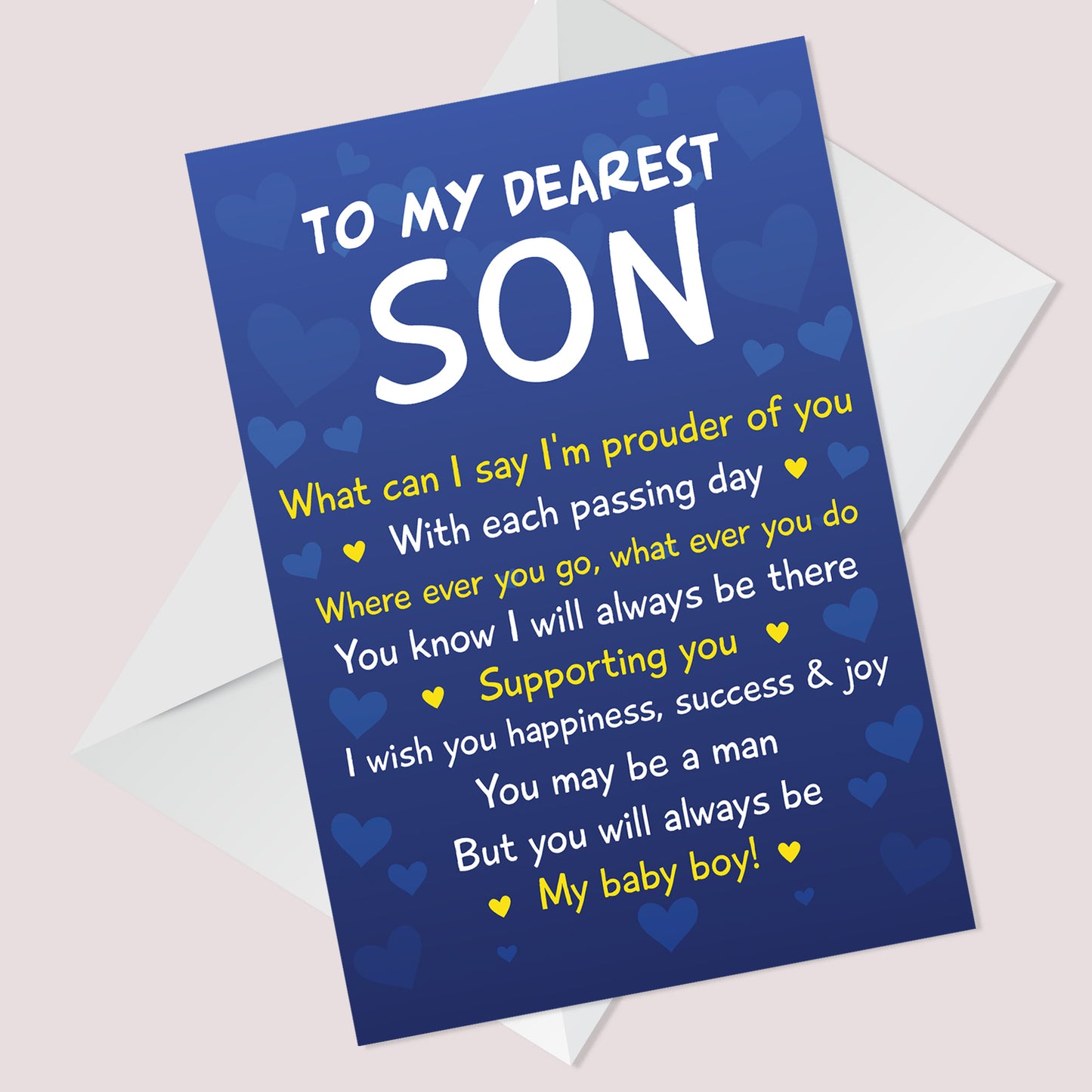Card For Son Birthday Son Card From Mum Dad Card For Him