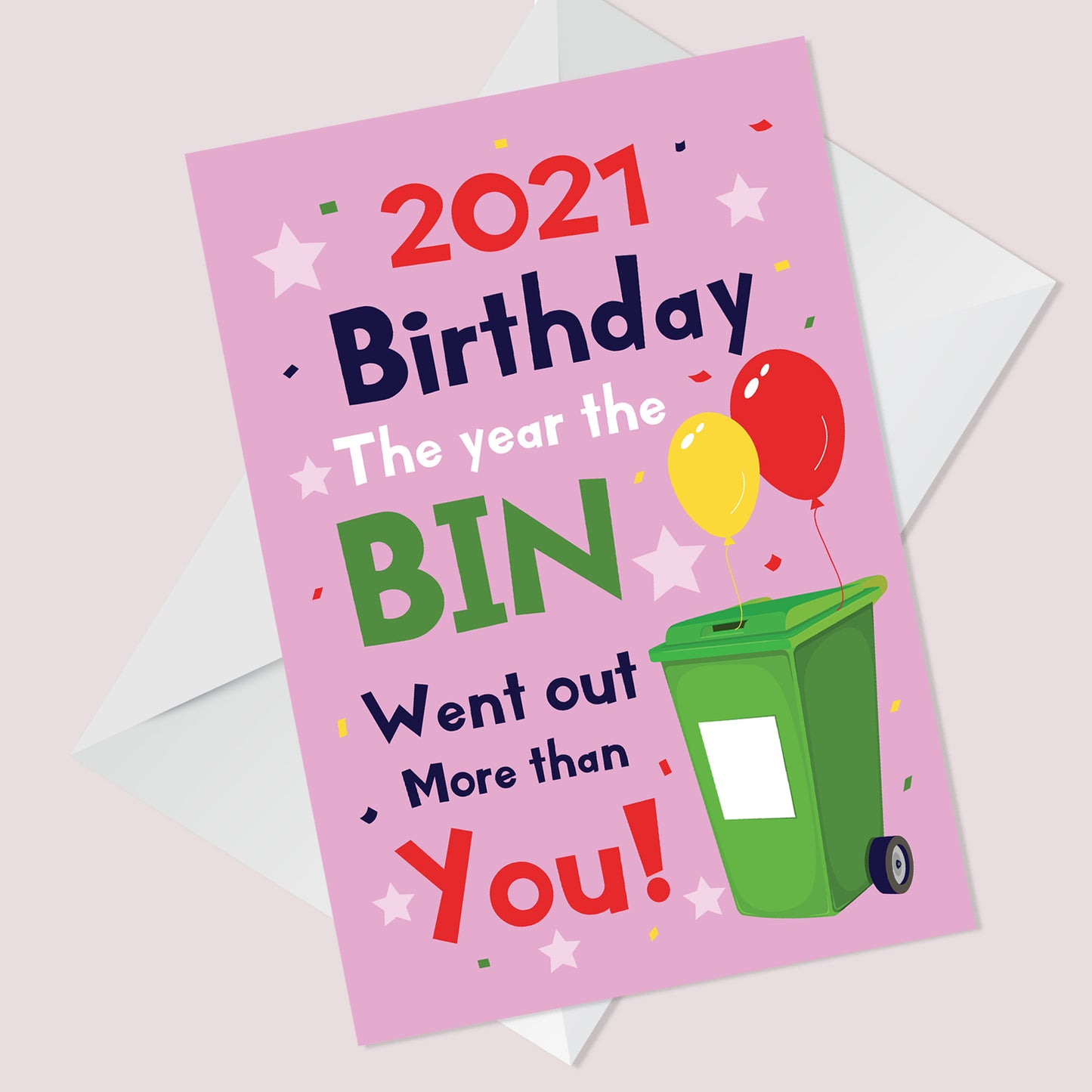 Funny A6 Birthday Card For Mum Dad Auntie Cheeky Lockdown
