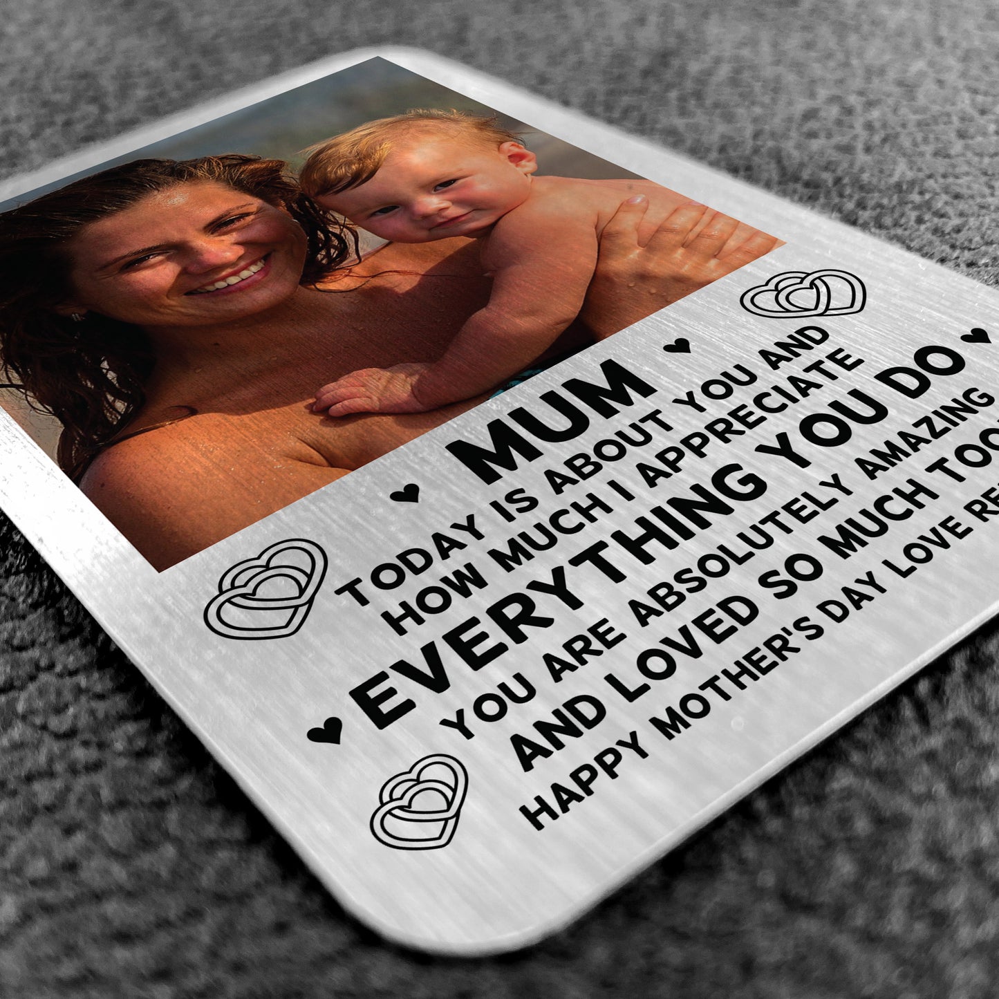 Novelty Mothers Day Gift From Daughter Son PERSONALISED Card