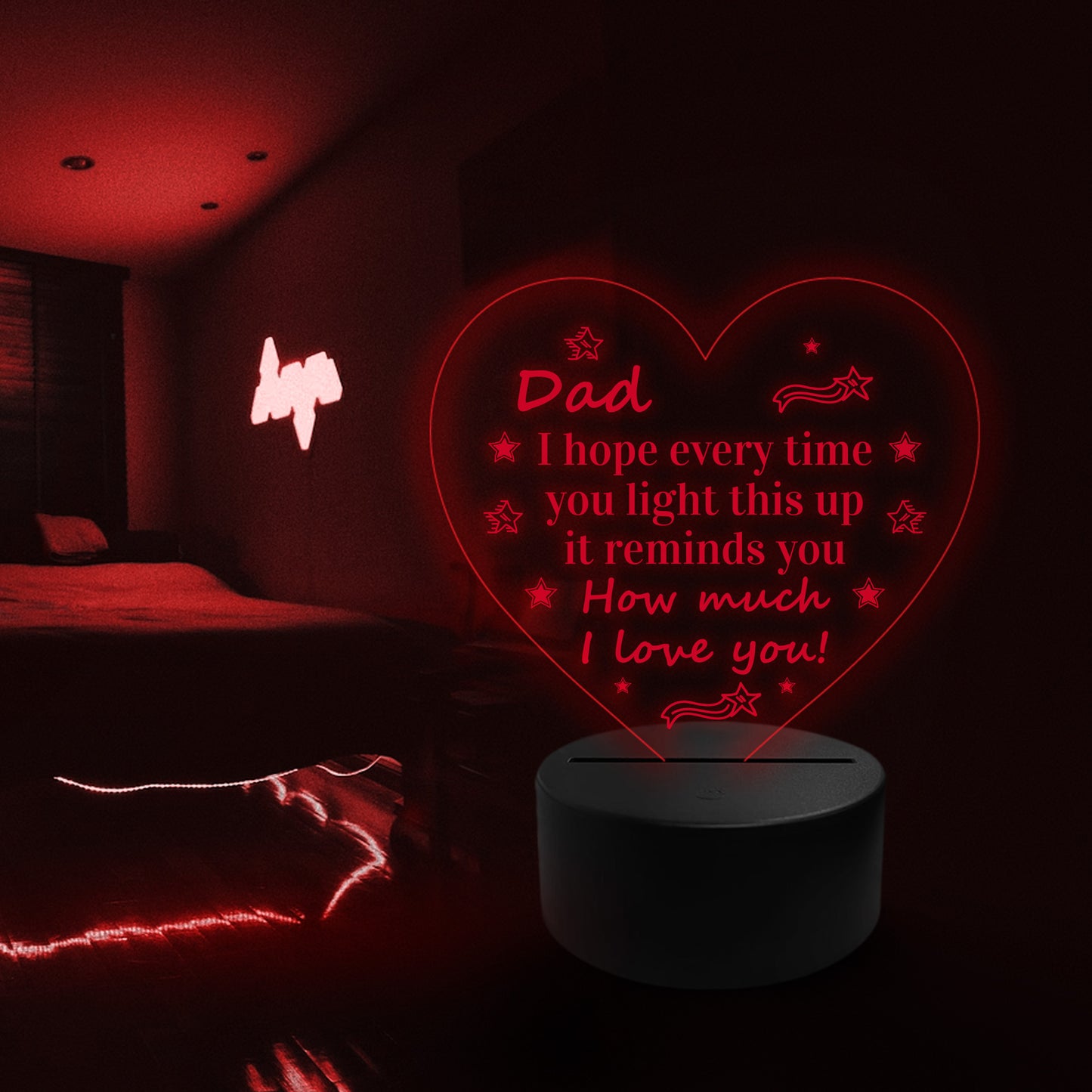 Gifts for Dad Birthday Gifts Acrylic Light LED Dad Gifts