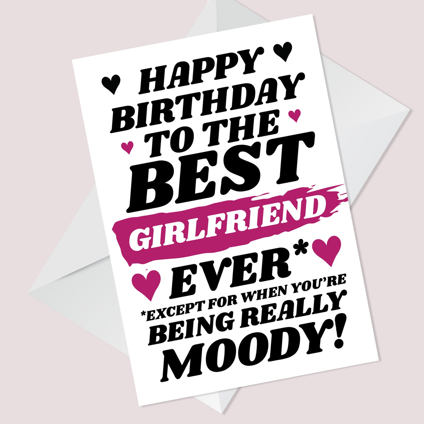 Funny Joke Birthday Card For Best Girlfriend Rude Card For Her