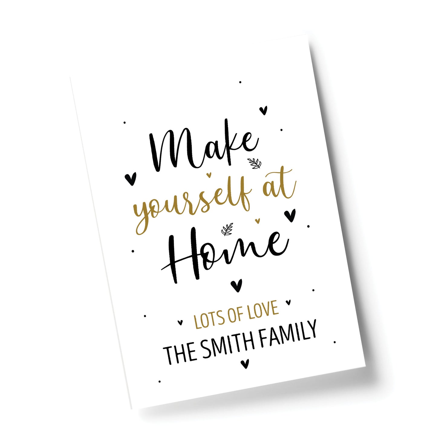 New Home Gift Personalised Print First Home Our First Home Gift