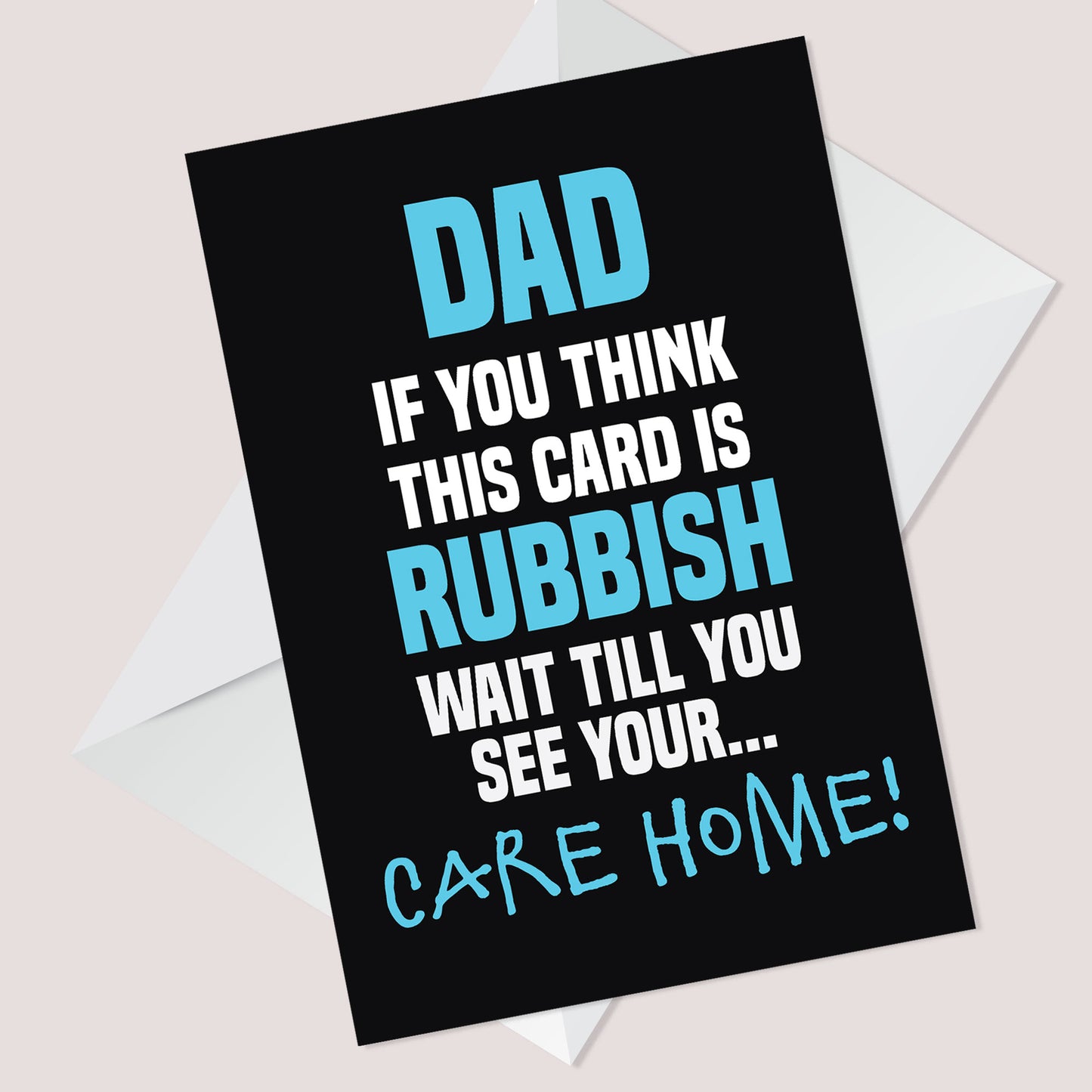 Funny Birthday Card For Dad Fathers Day Card From Daughter Son
