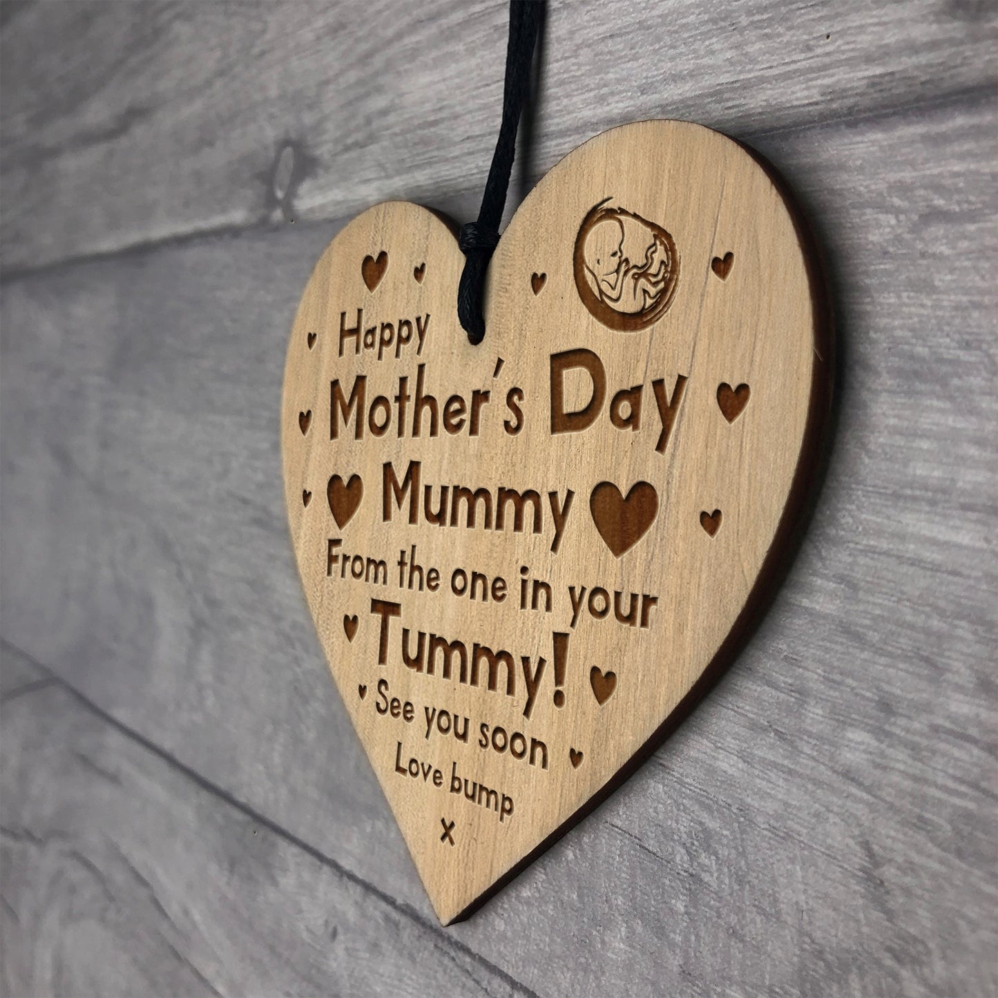 Mothers Day Gift From Bump Baby Engraved Mummy Gifts From Baby