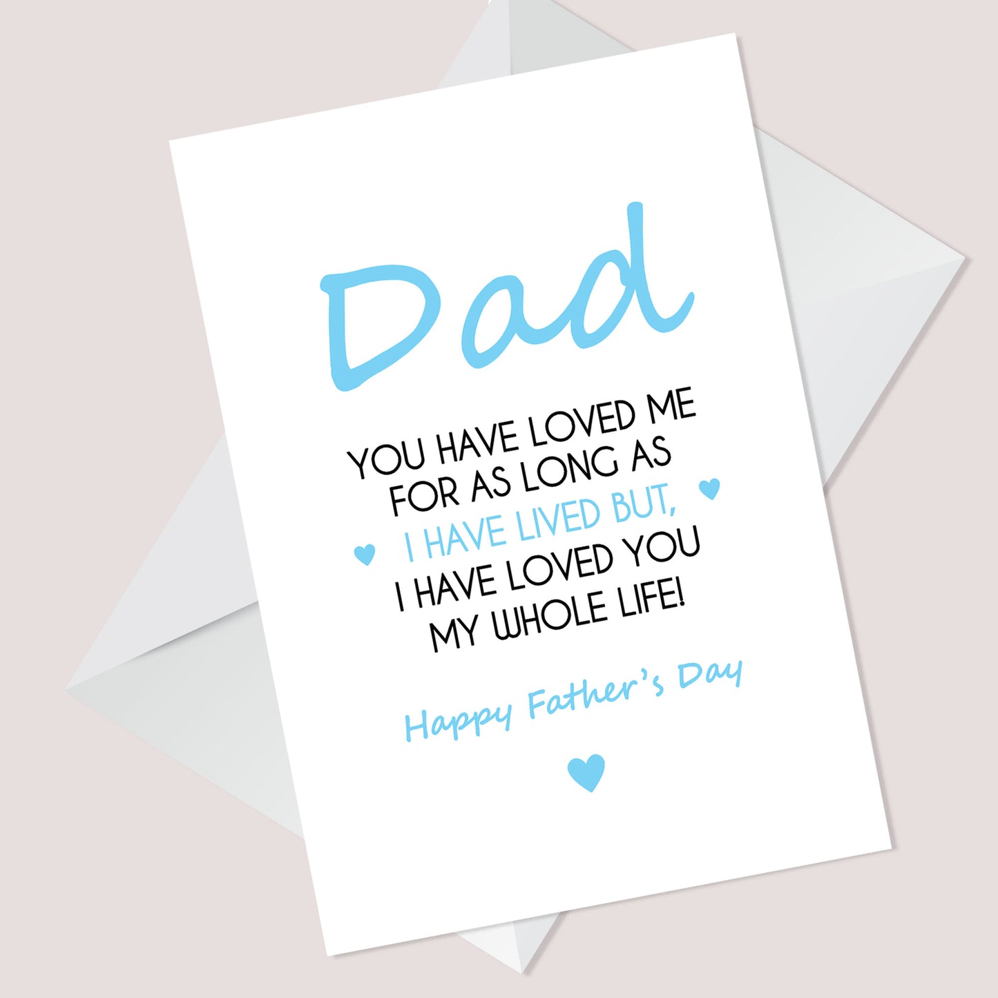 Cute Fathers Day Cards For Dad From Baby Daughter Son Love