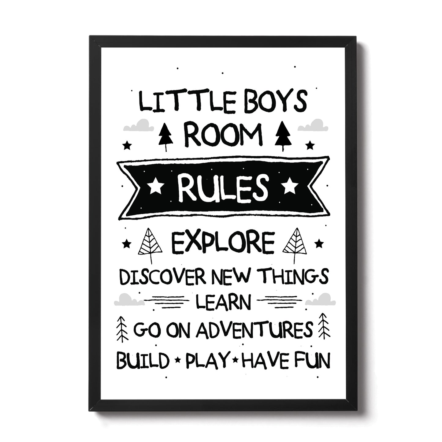 Little Bos Bedroom Sign Boys Bedroom Wall Art Boys Nursery Decor