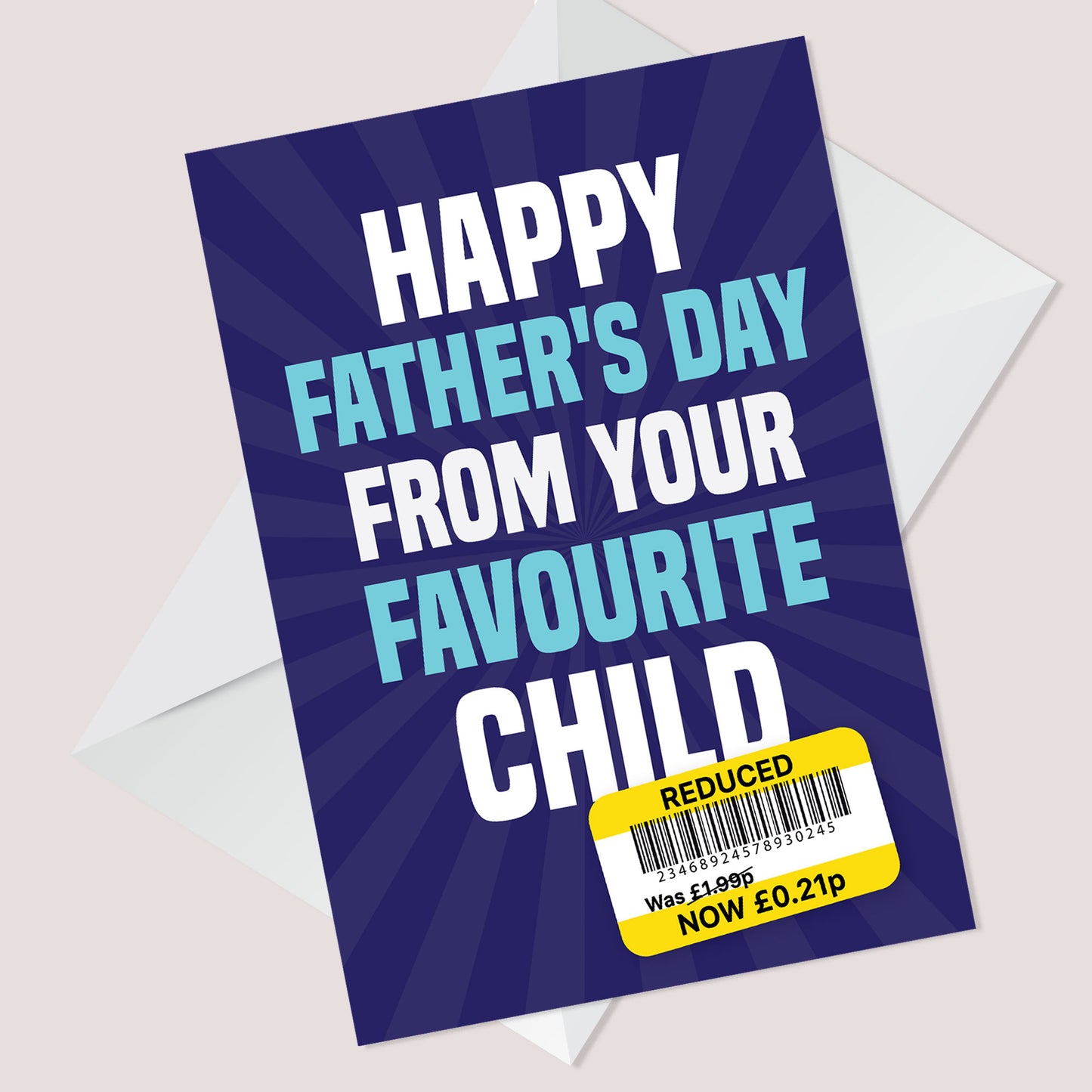 Fathers Day Card From Daughter Son Child Funny Joke Humour