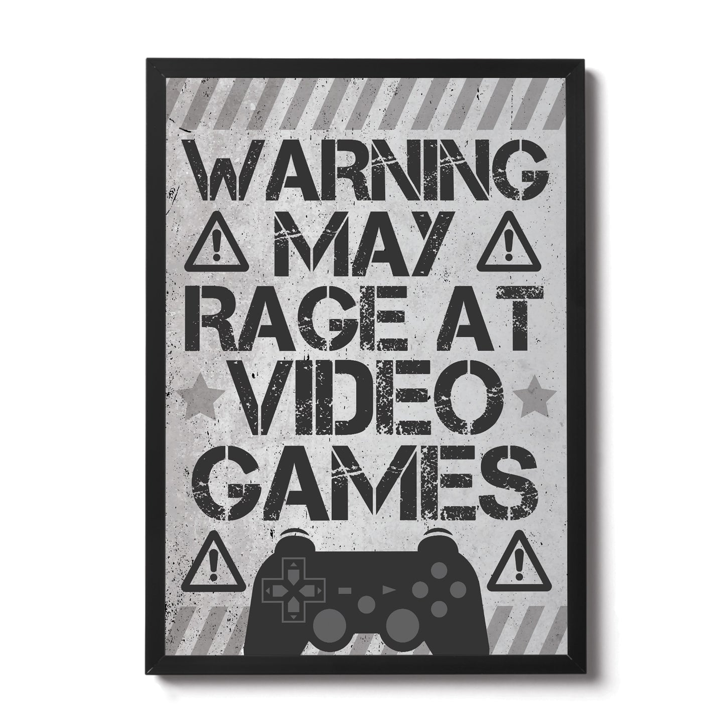 Funny Gamer Gift Gamer Print Framed Gaming Sign For Wall Boys