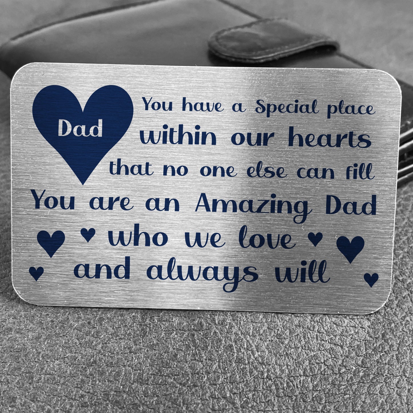 Novelty Dad Gift For Birthday Wallet Card Gift From Daughter Son