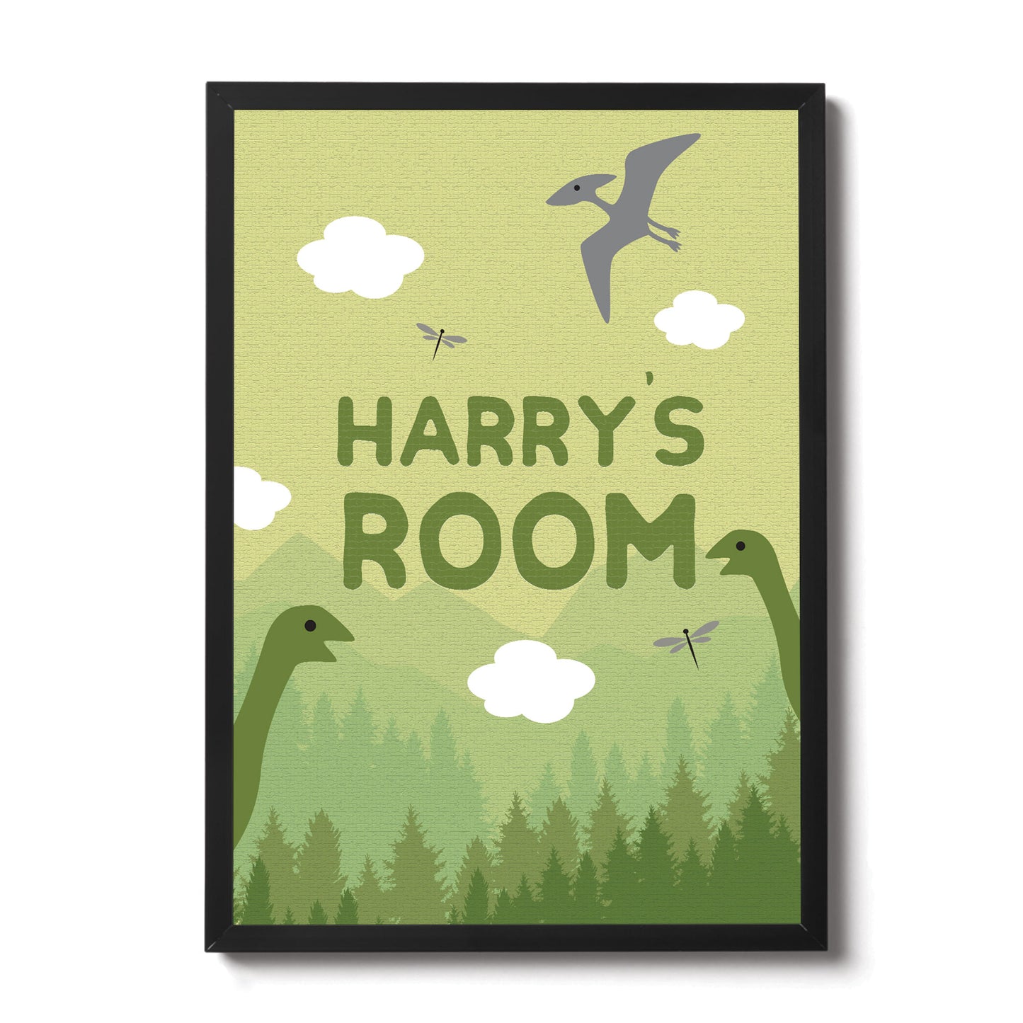 Dinosaur Nursery Print Nursery Wall Art Picture For Boys Bedroom