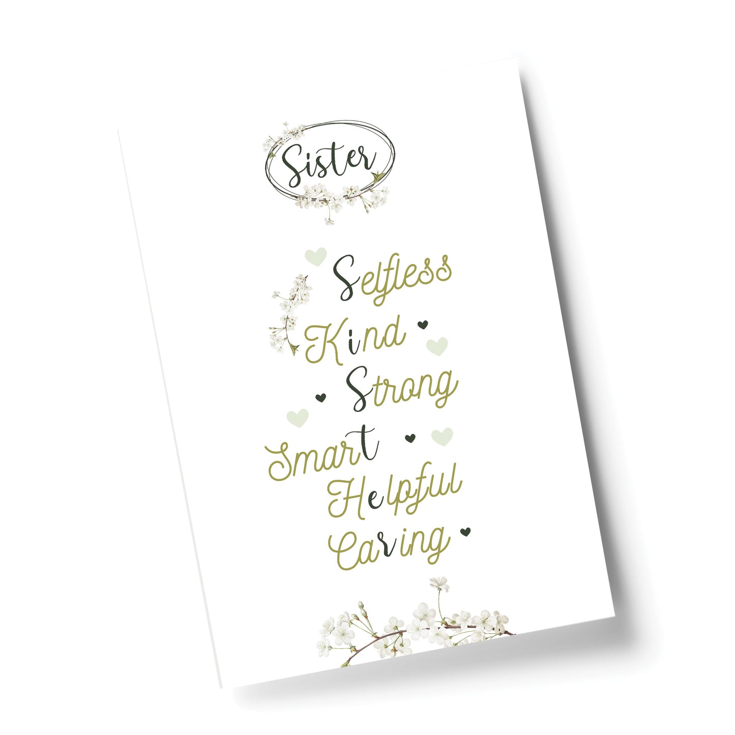 Sister Poem Gifts For Birthday Christmas Print Gift From Brother