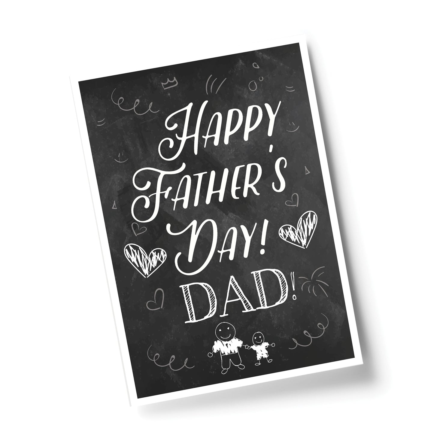 Happy Fathers Day Dad Print Gift From Daughter Son Keepsake