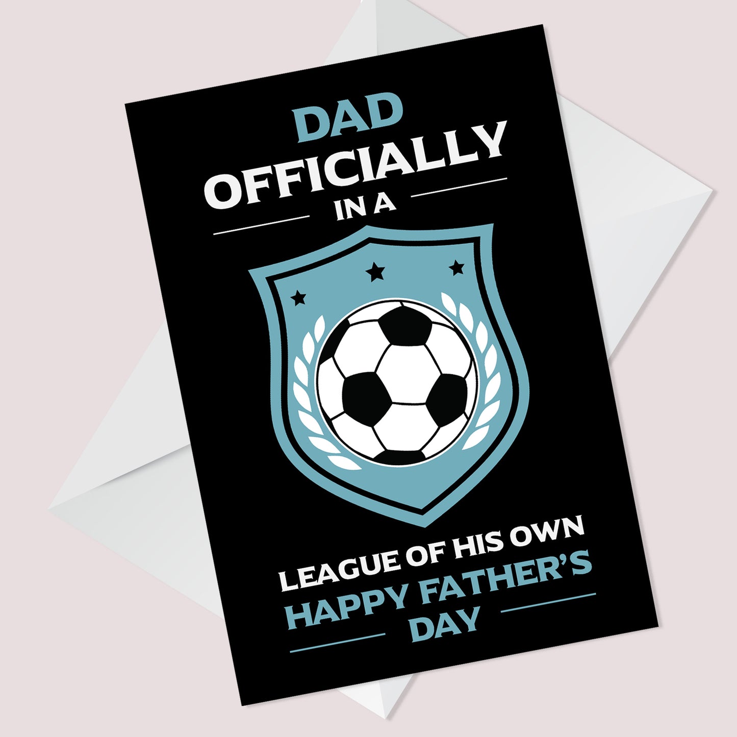 Fathers Day Card Football Themed Funny Dad Card From Daughter