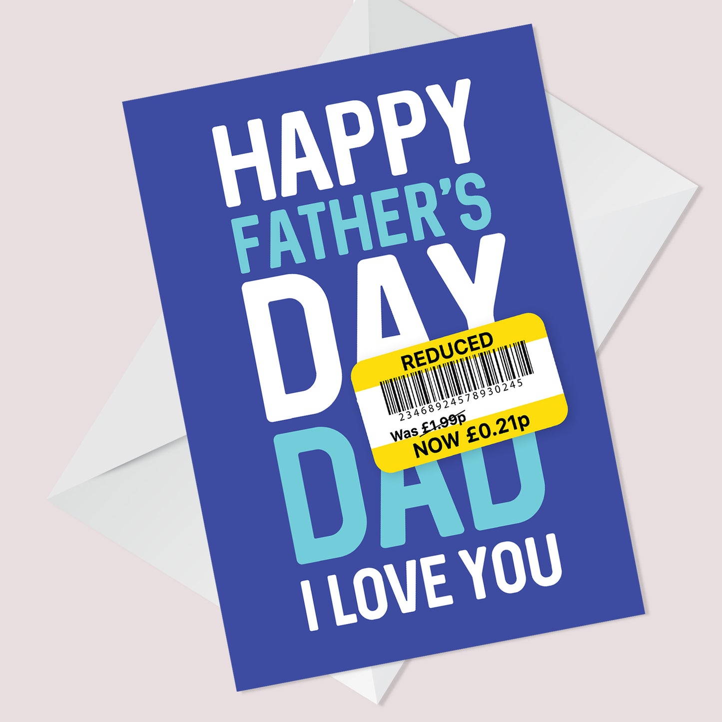Dad Fathers Day Card Funny Fathers Day Card Funny Card Reduced