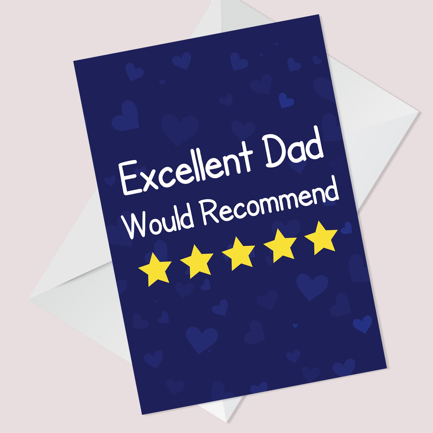 Funny Dad Card For Fathers Day Birthday Would Recommend Card