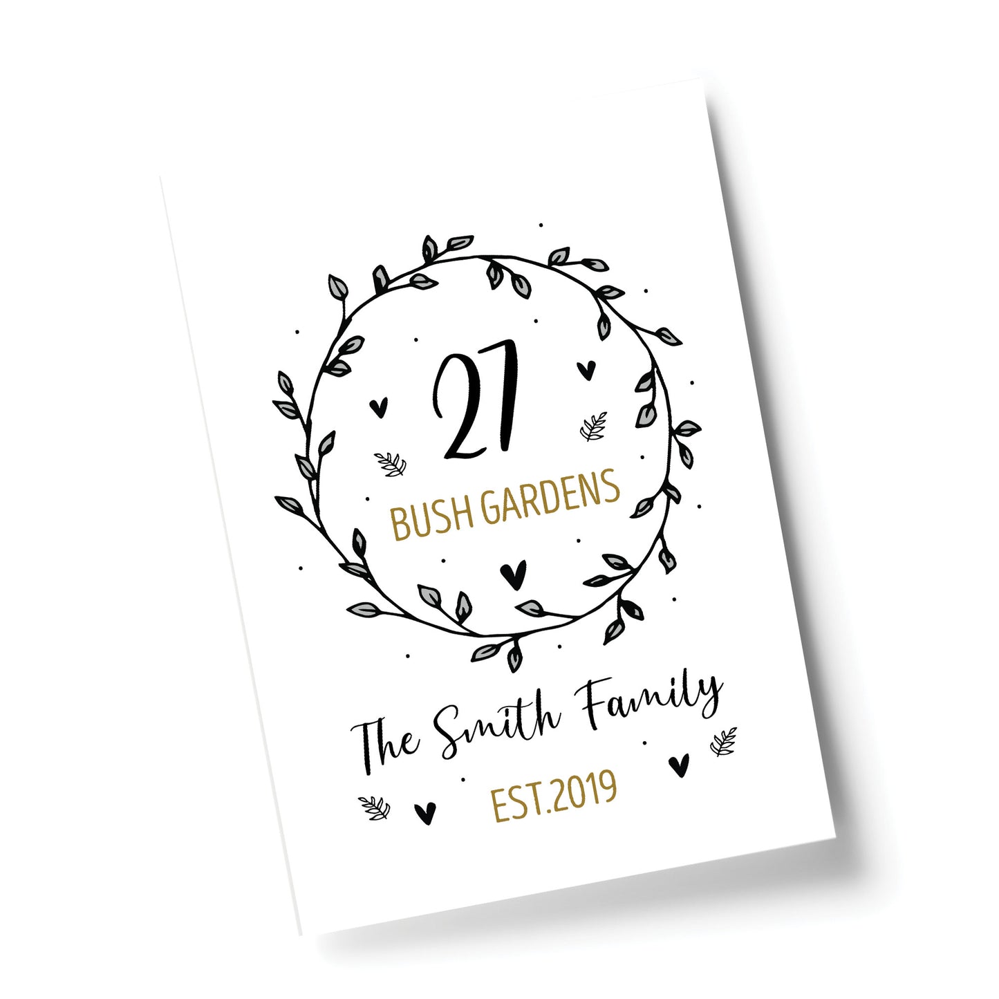 New Home Gift First Home Print 1st Home Personalised Gift