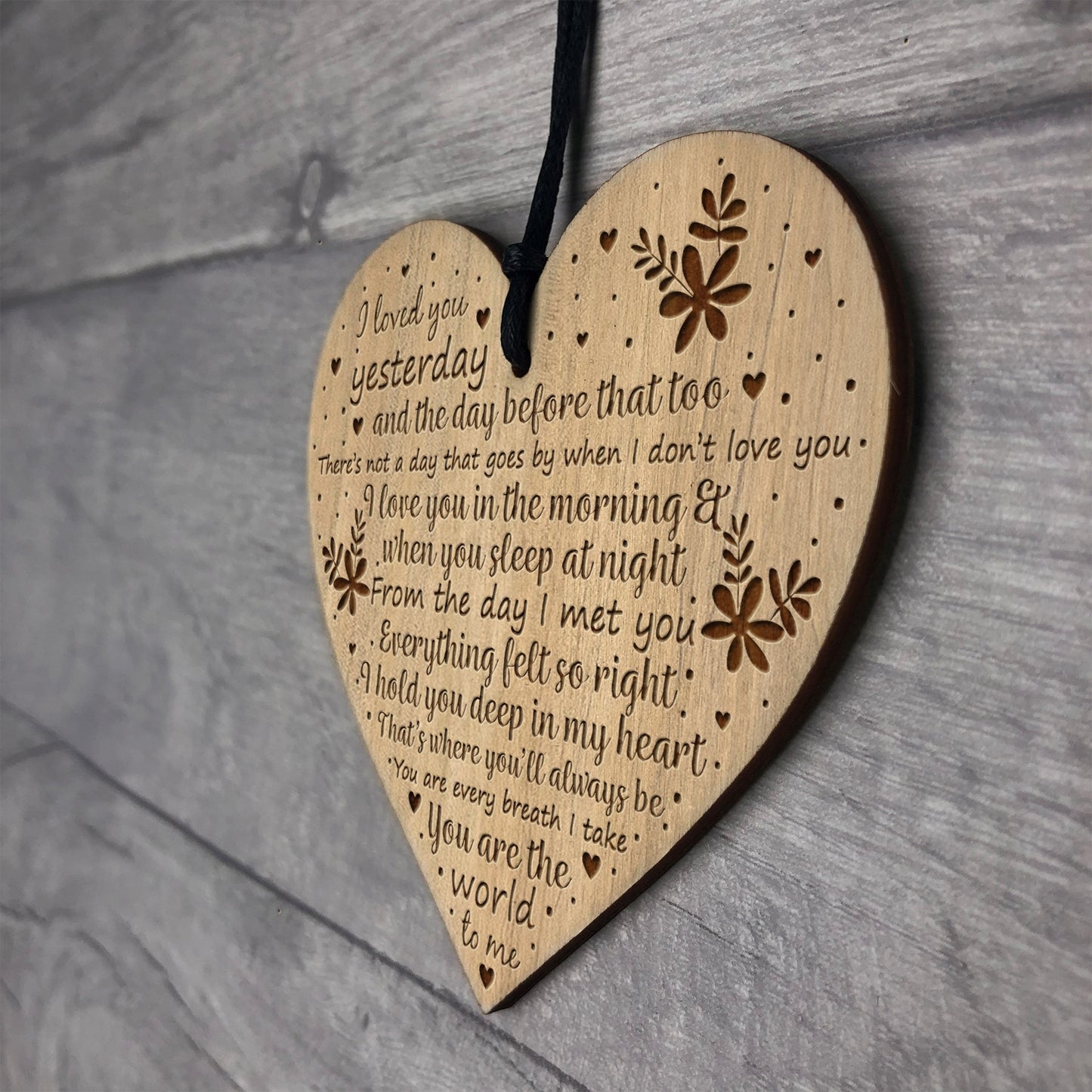 Boyfriend Husband Gifts Poem Love Anniversary Gift For Him Her