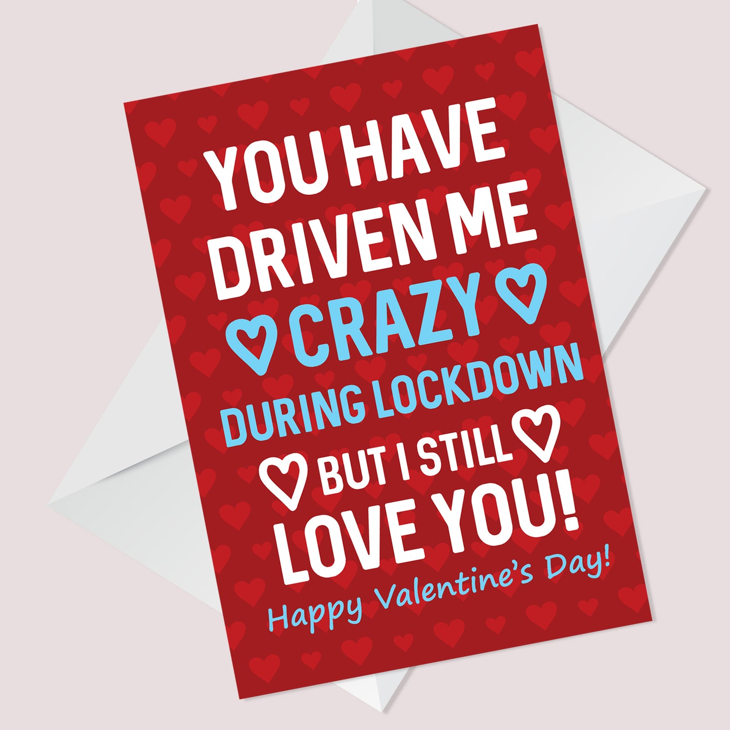 Funny Valentines Day Card For Him Boyfriend Girlfriend Lockdown