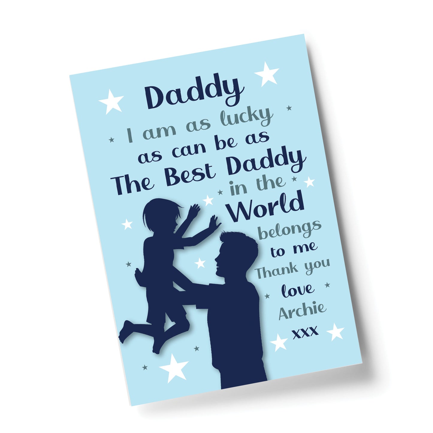 Daddy Gift For Birthday Christmas Personalised Print