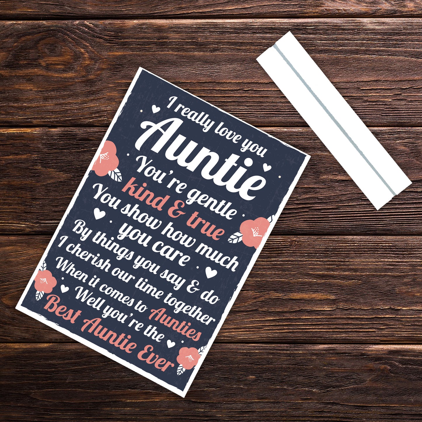 Auntie Gift For Christmas Birthday Standing Plaque Sister Gift