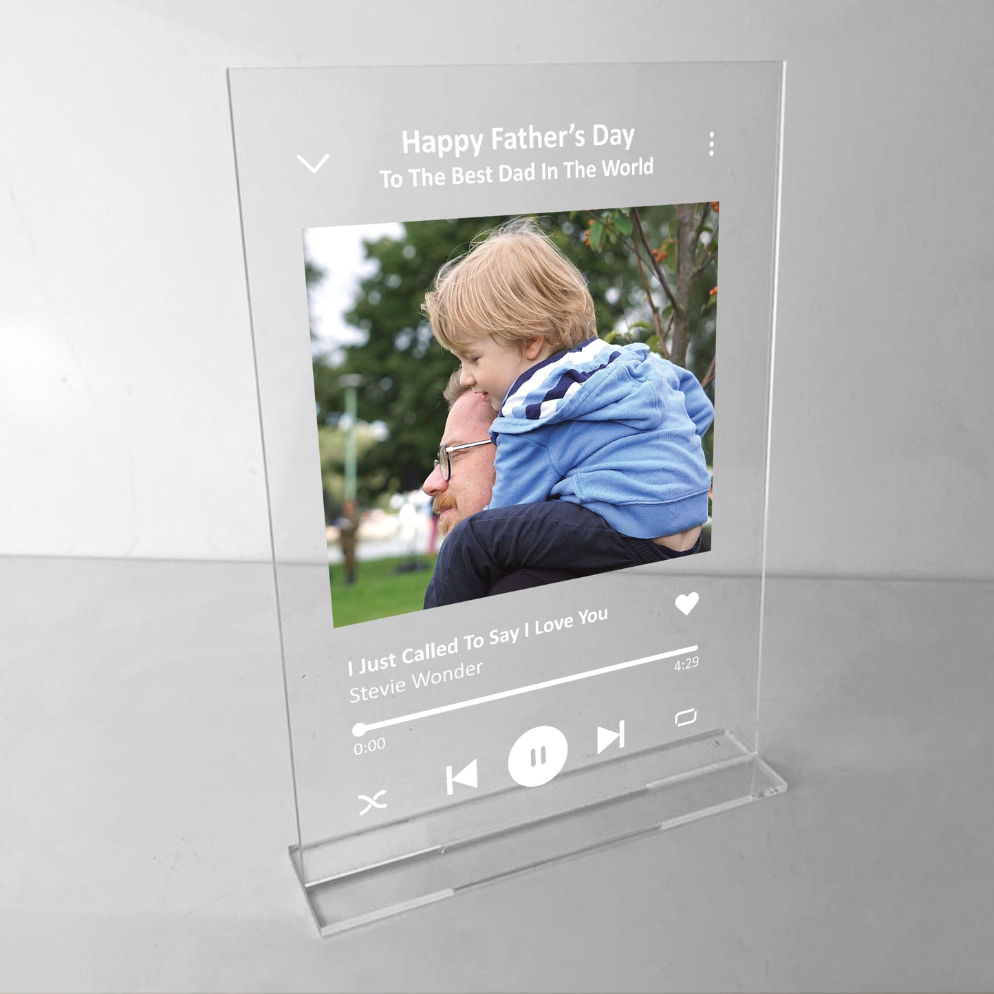 Dad Gifts Freestanding Plaque Song Fathers Day Gift Plaque Gift