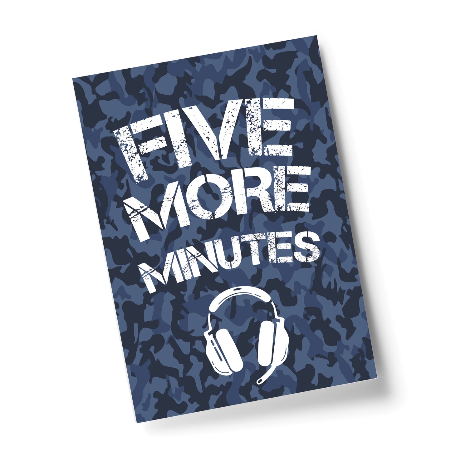 Gamer Five More Minutes Gaming Poster Print Boys Bedroom Wall