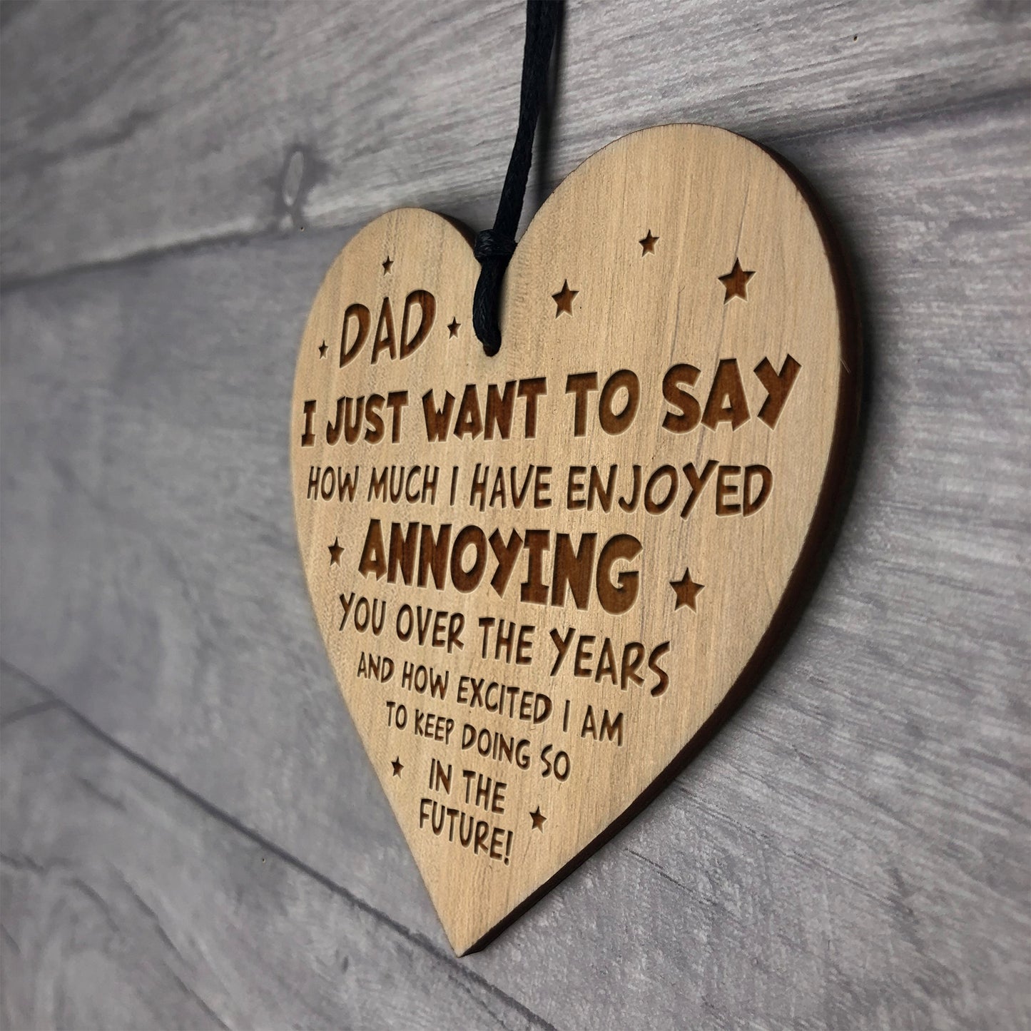 Funny Dad Gifts Birthday Christmas Engraved Heart Dad Gifts