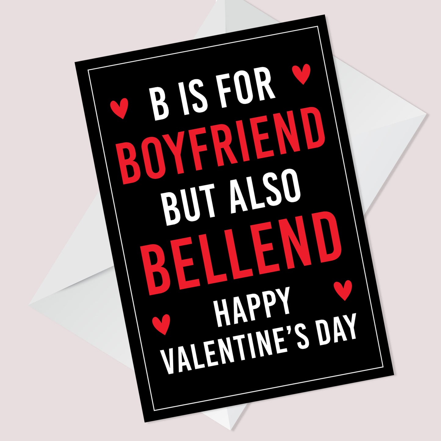 Funny Valentines Day Card For Boyfriend Funny Joke Humour Card