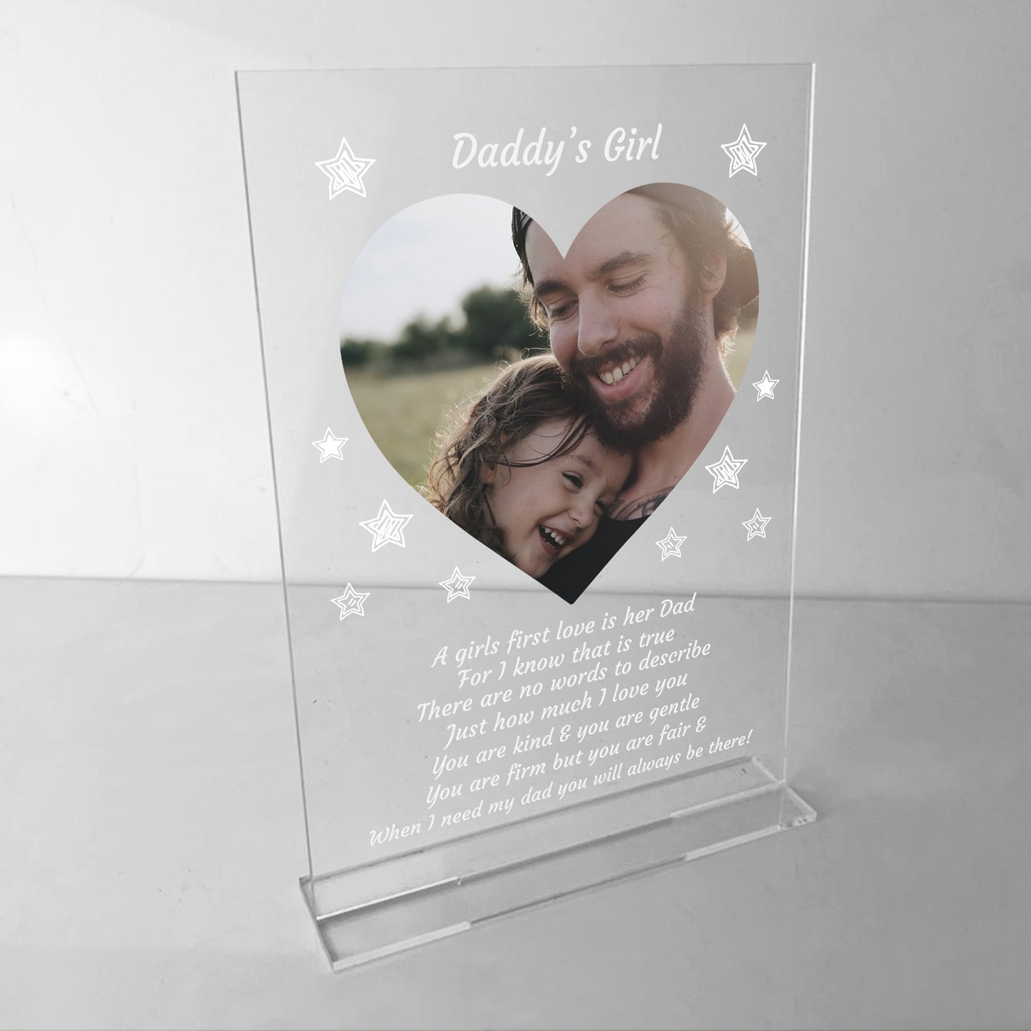 Dad Gift From Daughter Daddys Girl Personalised Fathers Day Gift