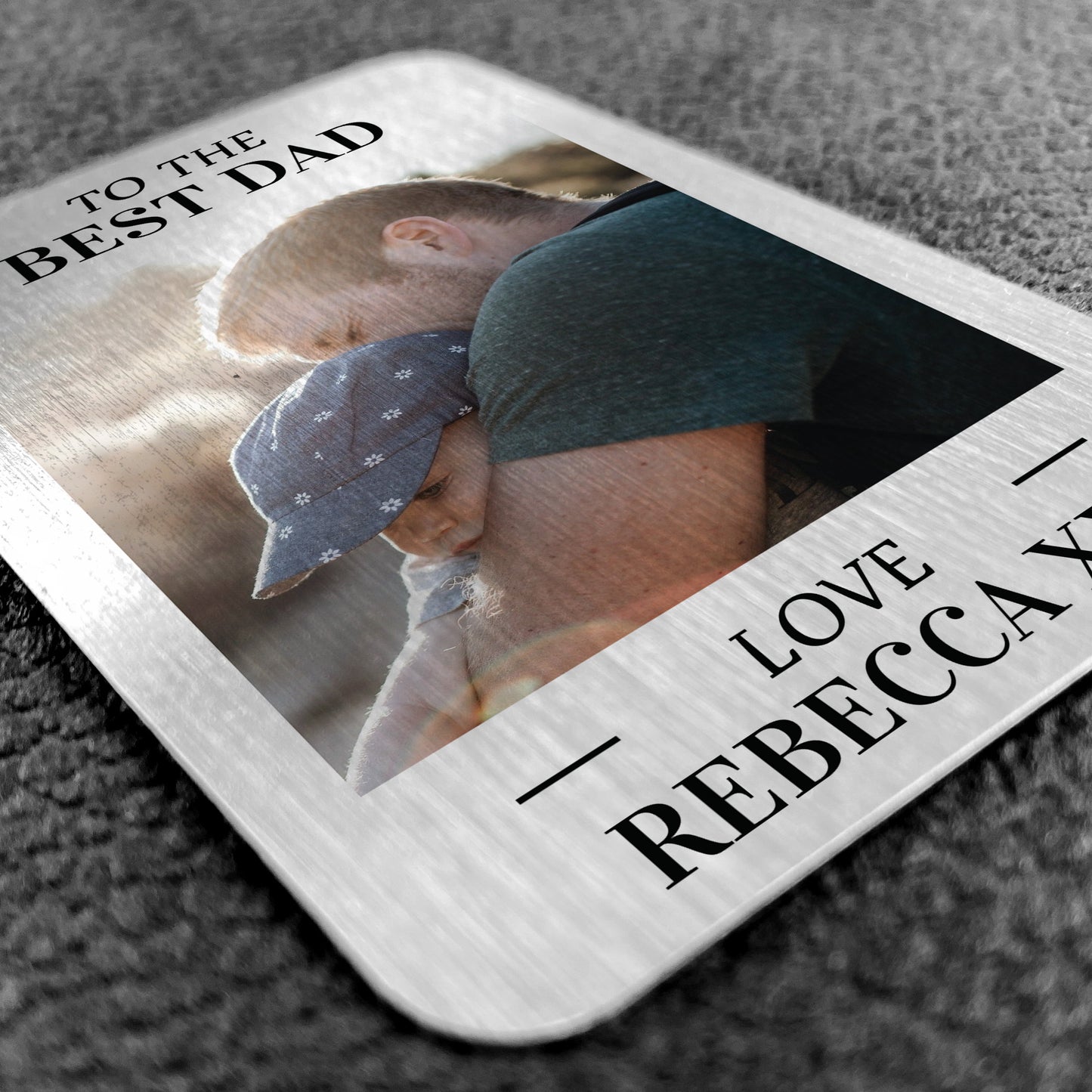 Best DAD Ever Gift Personalised Photo Wallet Card Birthday Gift
