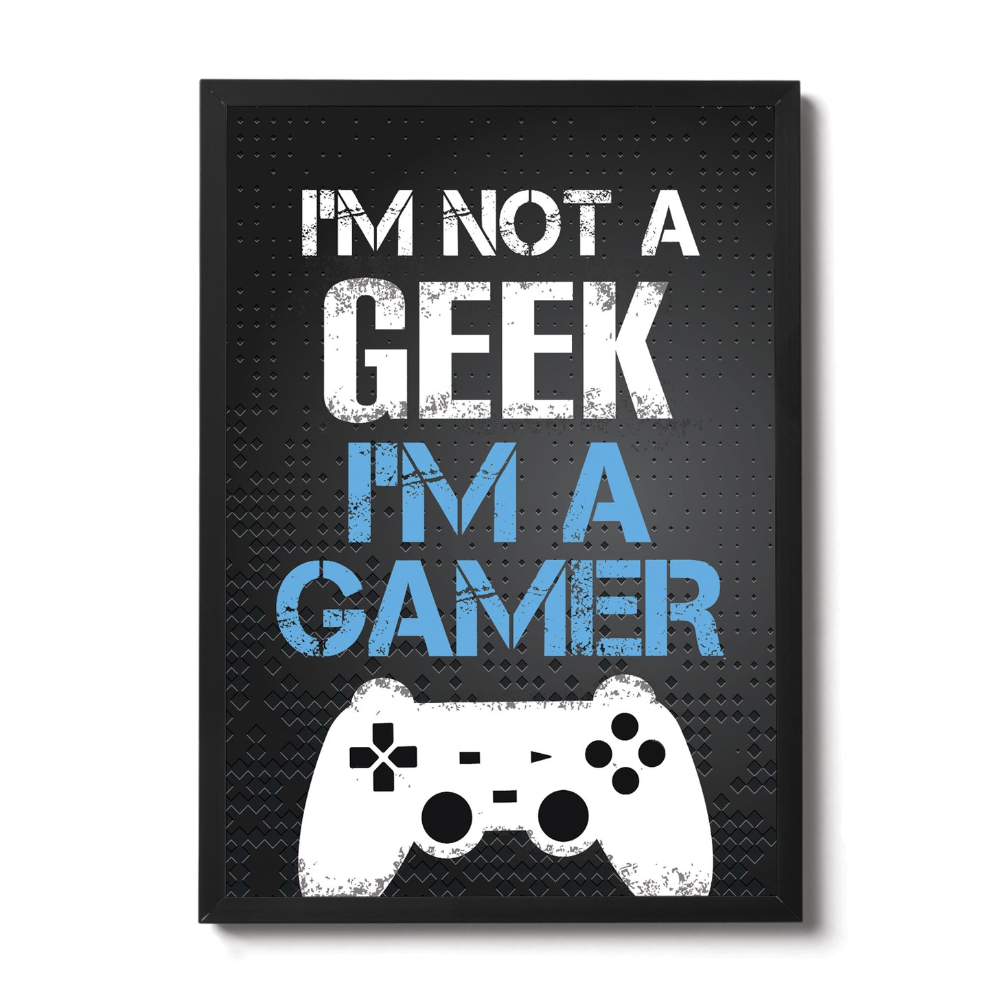 Not A Geek Gaming Sign Funny For Boys Bedroom Gamer Print Wall