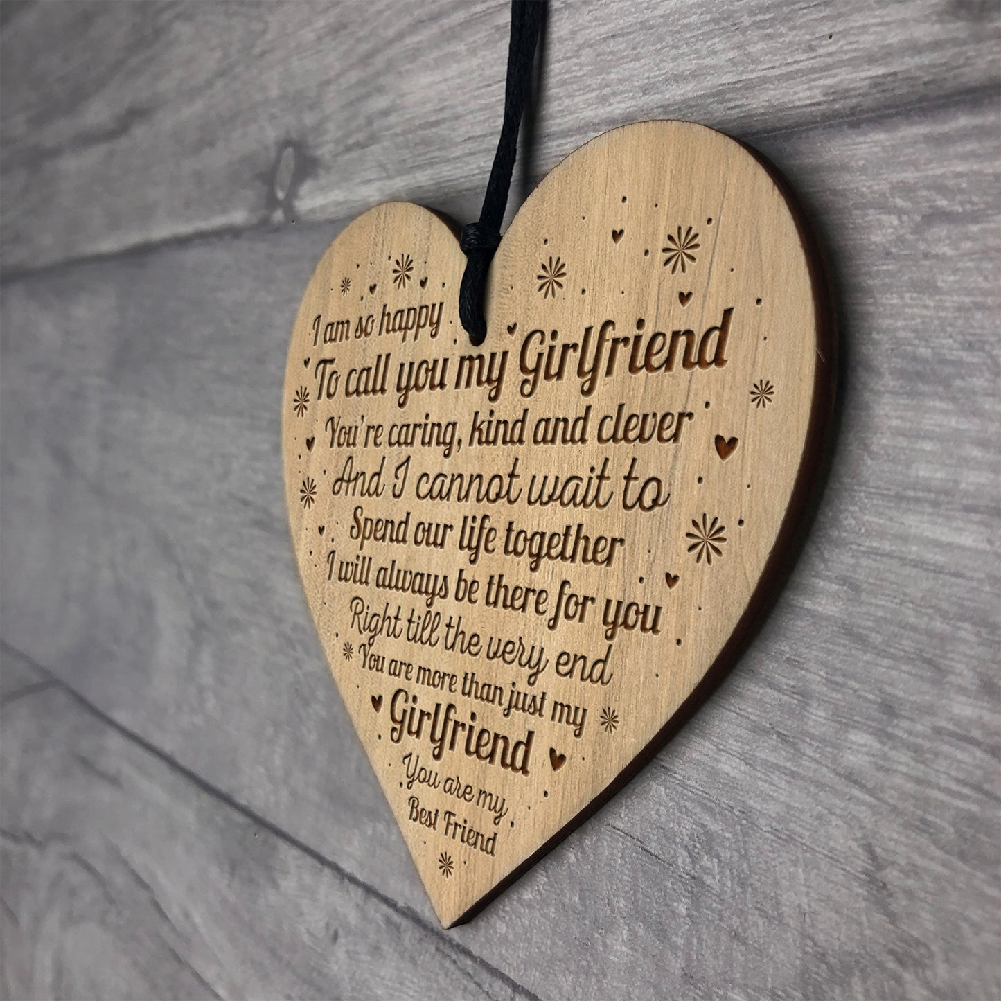 Gift For Girlfriend Birthday Christmas Anniversary Gift Heart