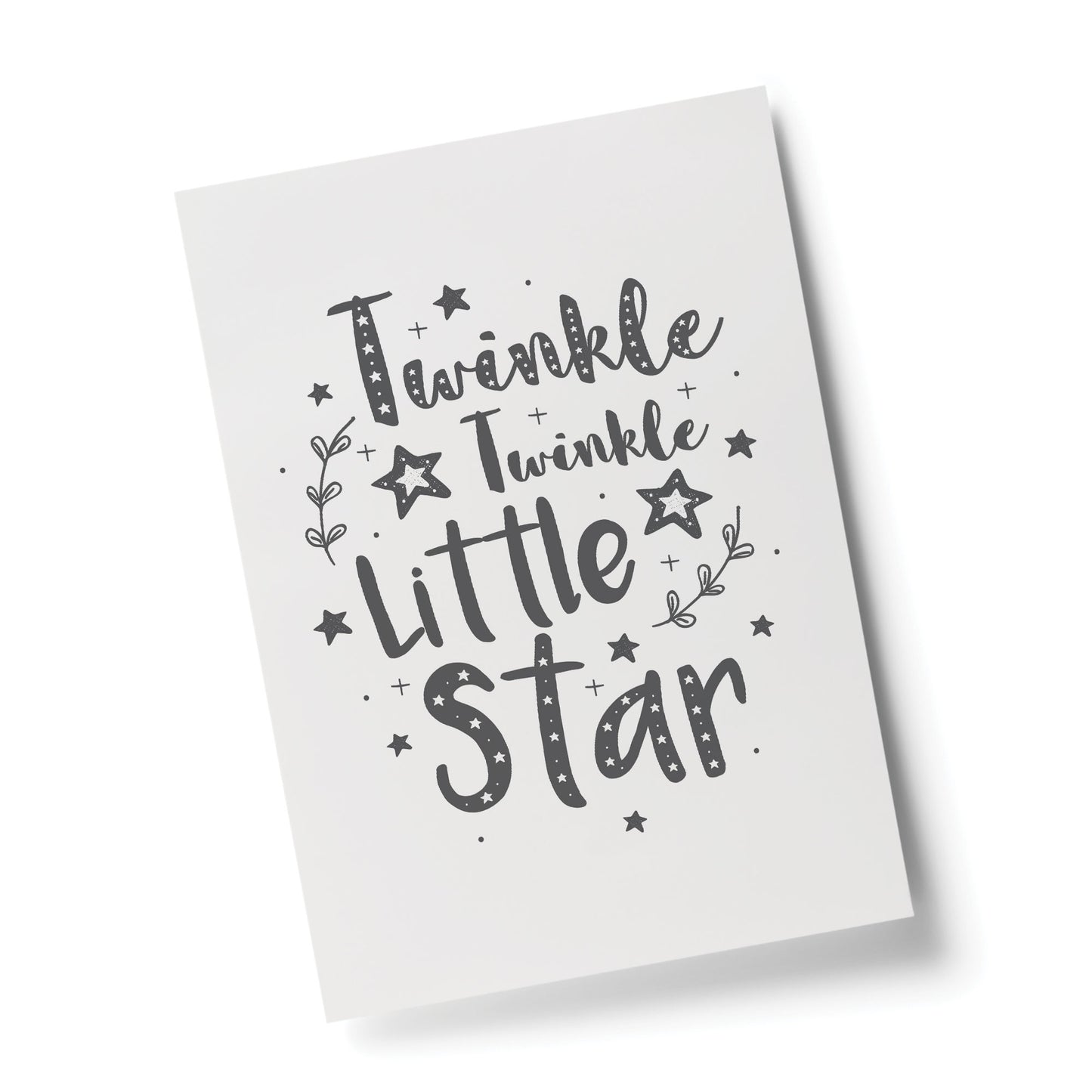 Grey Nursery Art Prints Pictures for Baby Boys Girls Bedroom