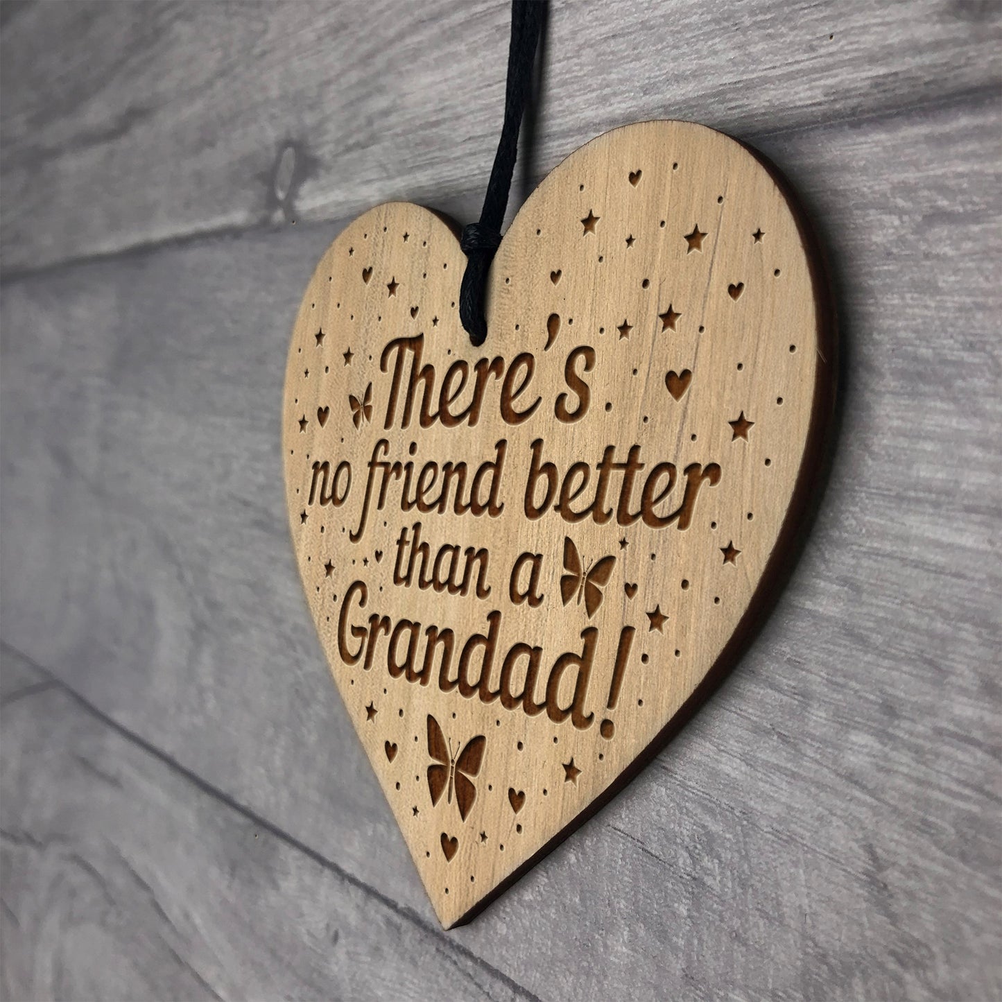 Grandad Birthday Christmas Gift Ideas Engraved Heart Gift