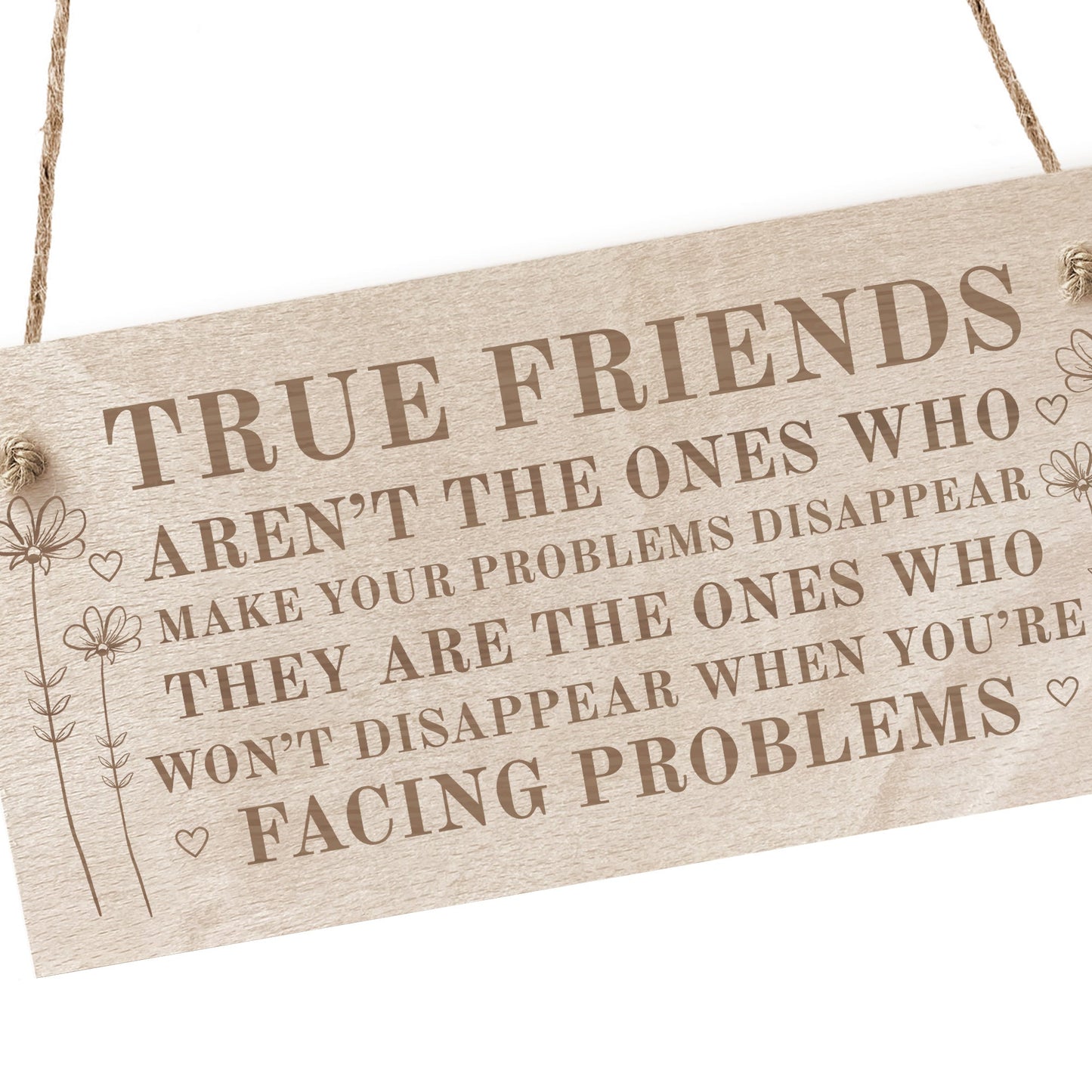 Best Friend Friendsip Plaque Engraved Wooden Sign Frendship Gift